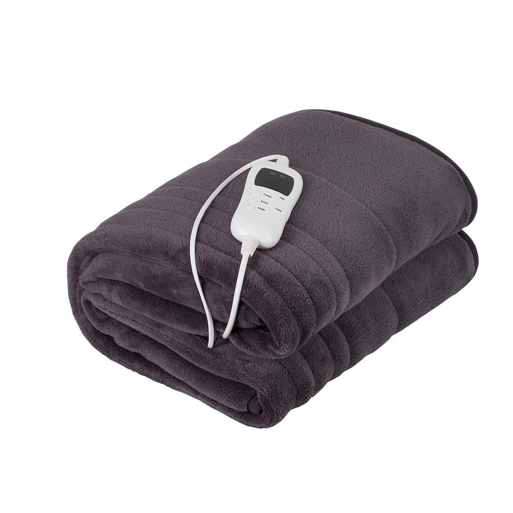 Camry Heizdecke CR 7418, elektrische Wärmedecke aus Coral Fleece weich kuschelig waschbar