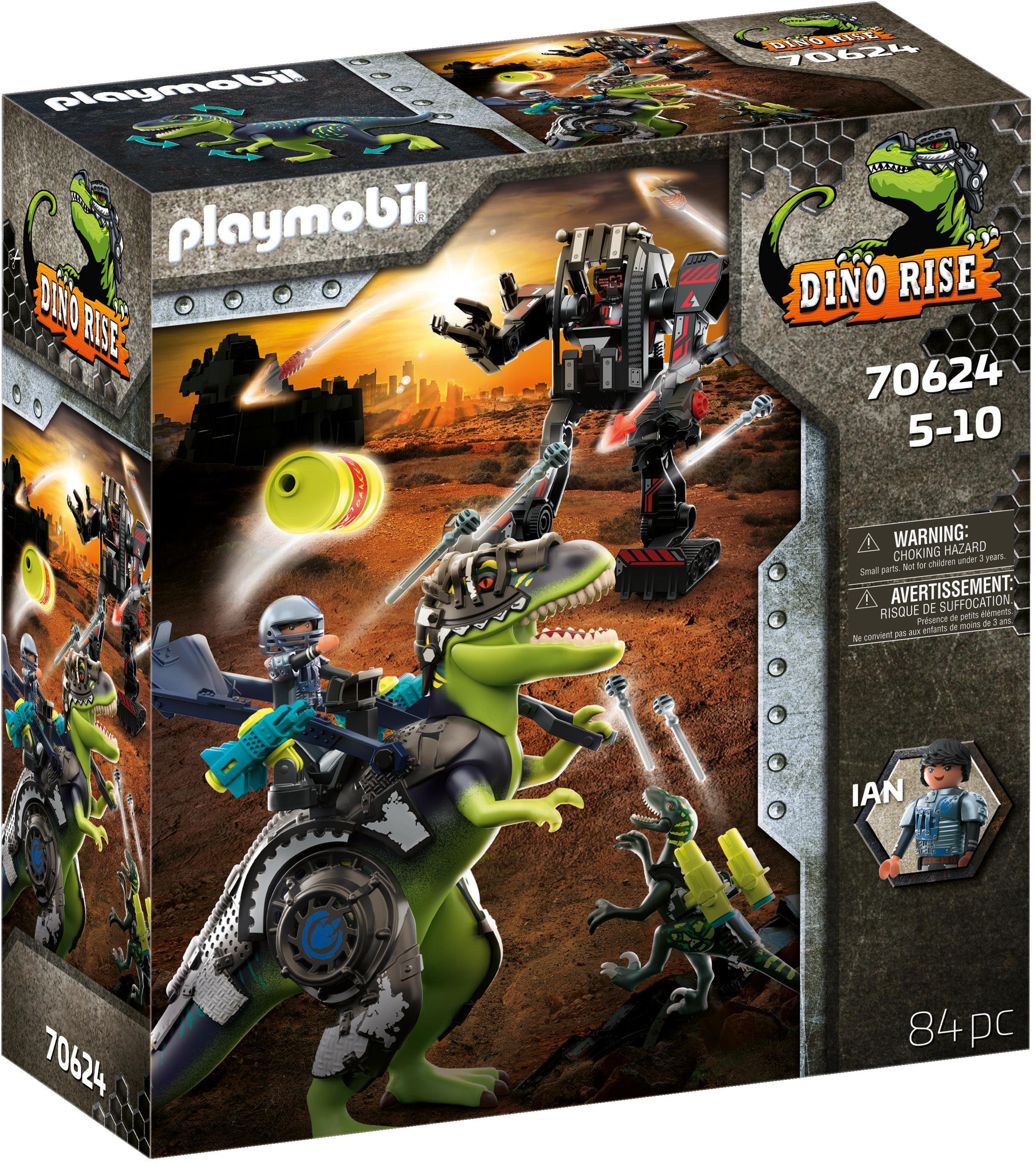 Image of Playmobil® Konstruktions-Spielset »T-Rex - Kampf der Giganten (70624), Dino Rise«, Made in Europe