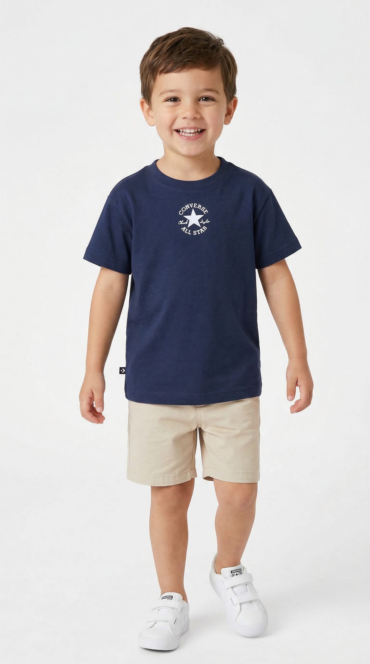 Converse T-Shirt CNVN SUSTAINABLE CORE S/S TEE Kurzarm, mit Rundhalsausschnitt, aus Polyester, für Kinder