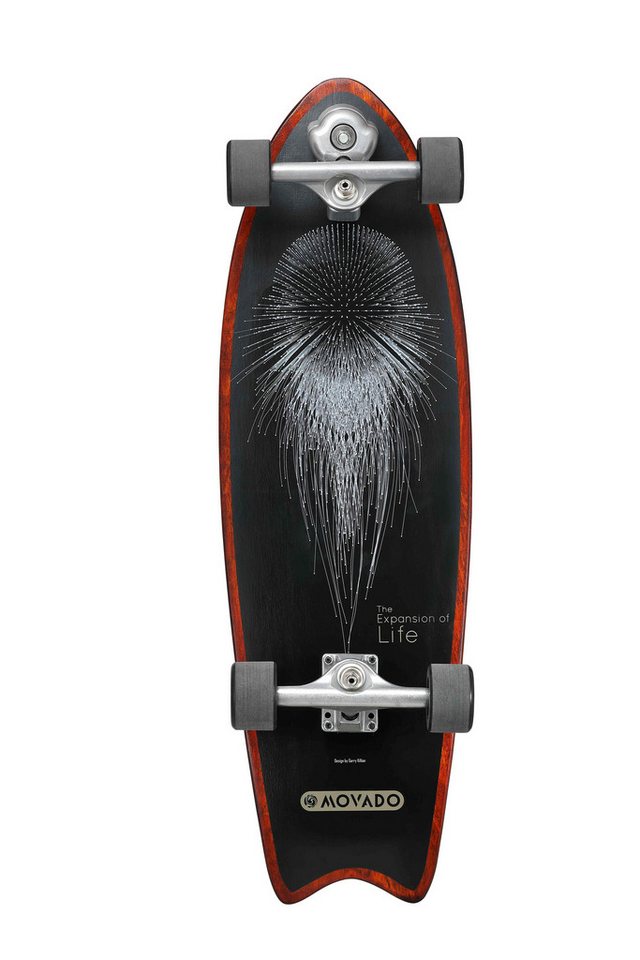 Thumbnail - Bikestar Skateboard Longboard, ab 8 Jahre, ab 125 cm, Jungen, Mädchen, 65mm Rollen, Ahornholz, ABEC-9 Kugellager, 78A Ro...