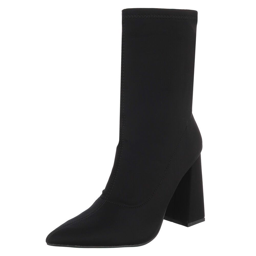 Ital-Design Elegante Blockabsatz-Stiefeletten für Damen, komfortabel günstig online kaufen