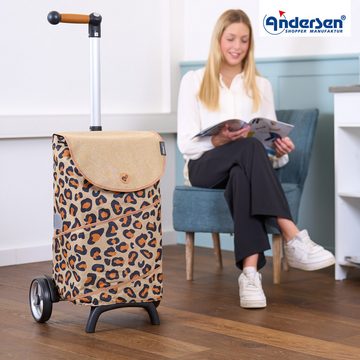 Andersen Einkaufsshopper Unus Shopper Fun mit Tasche Tyra in Zebra oder Leo