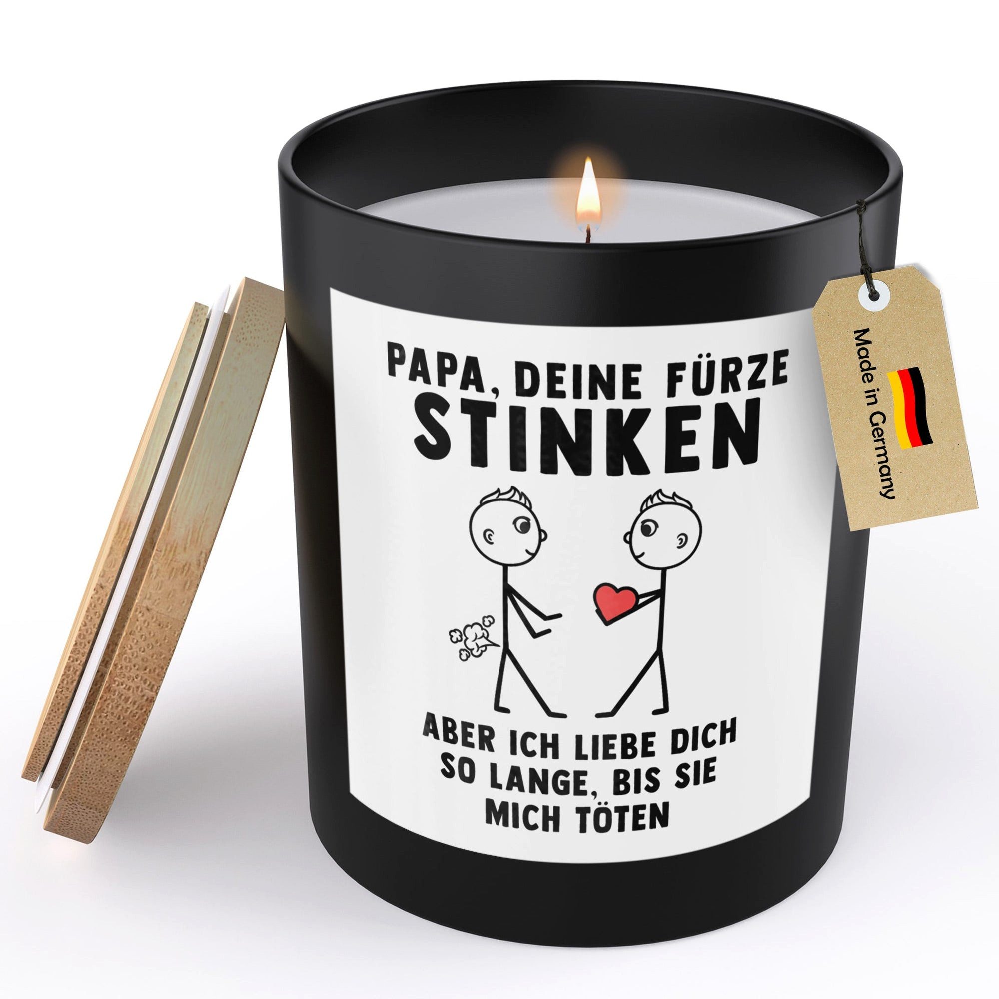 22Feels Duftkerze Deko Papa Geschenk v. Sohn Vater Deine Fürze Stinken Vate günstig online kaufen