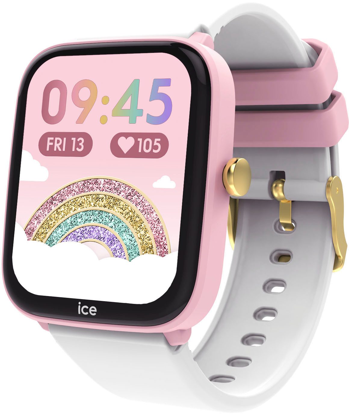 ice-watch ICE smart junior 2.0 Smartwatch, Armbanduhr, Mädchenuhr, Kinderuhr, Silikonarmband, Spiele, Sportprofil