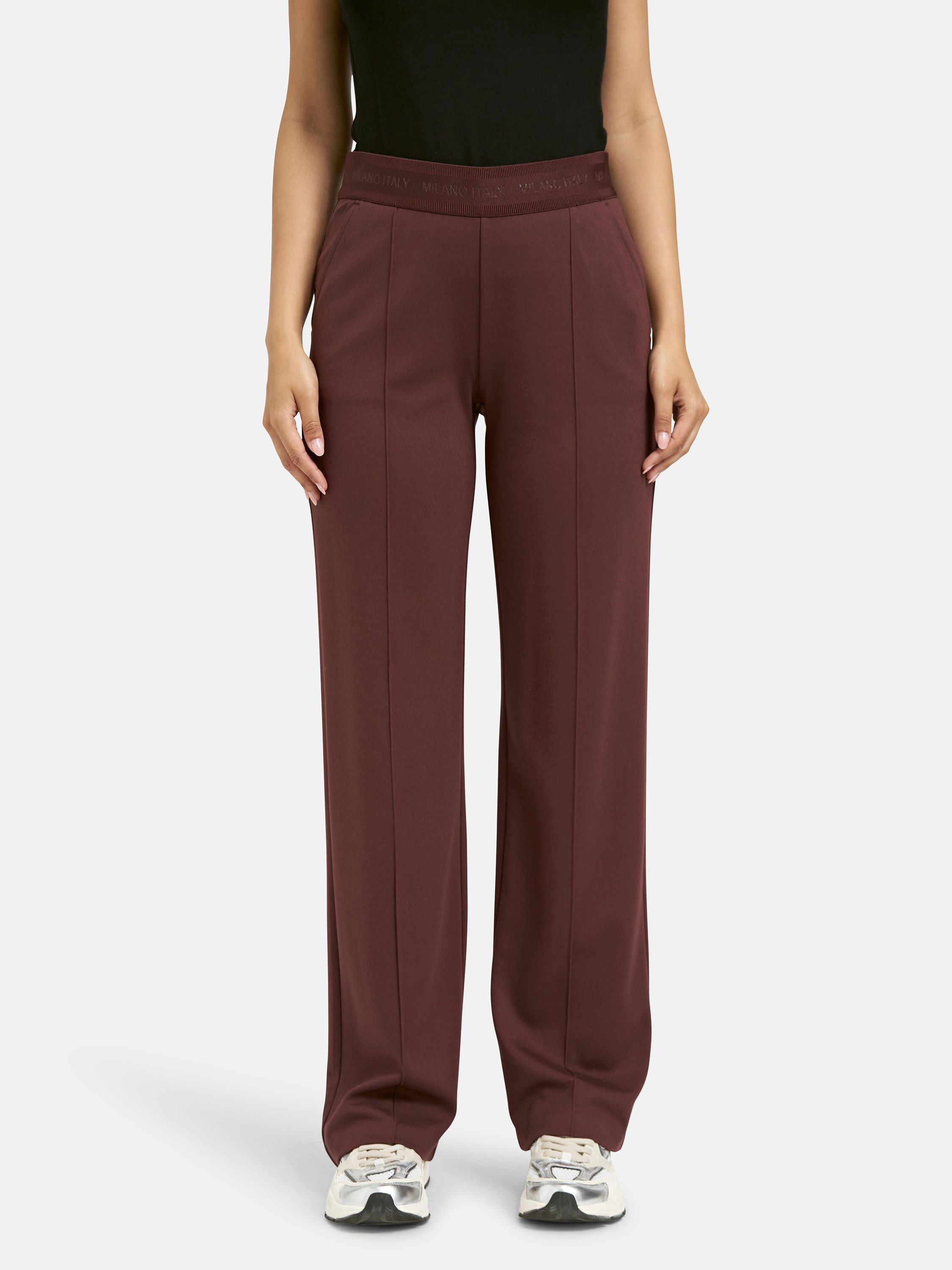 Milano Italy Schlupfhose mit Elastikbund & seitlichen Taschen