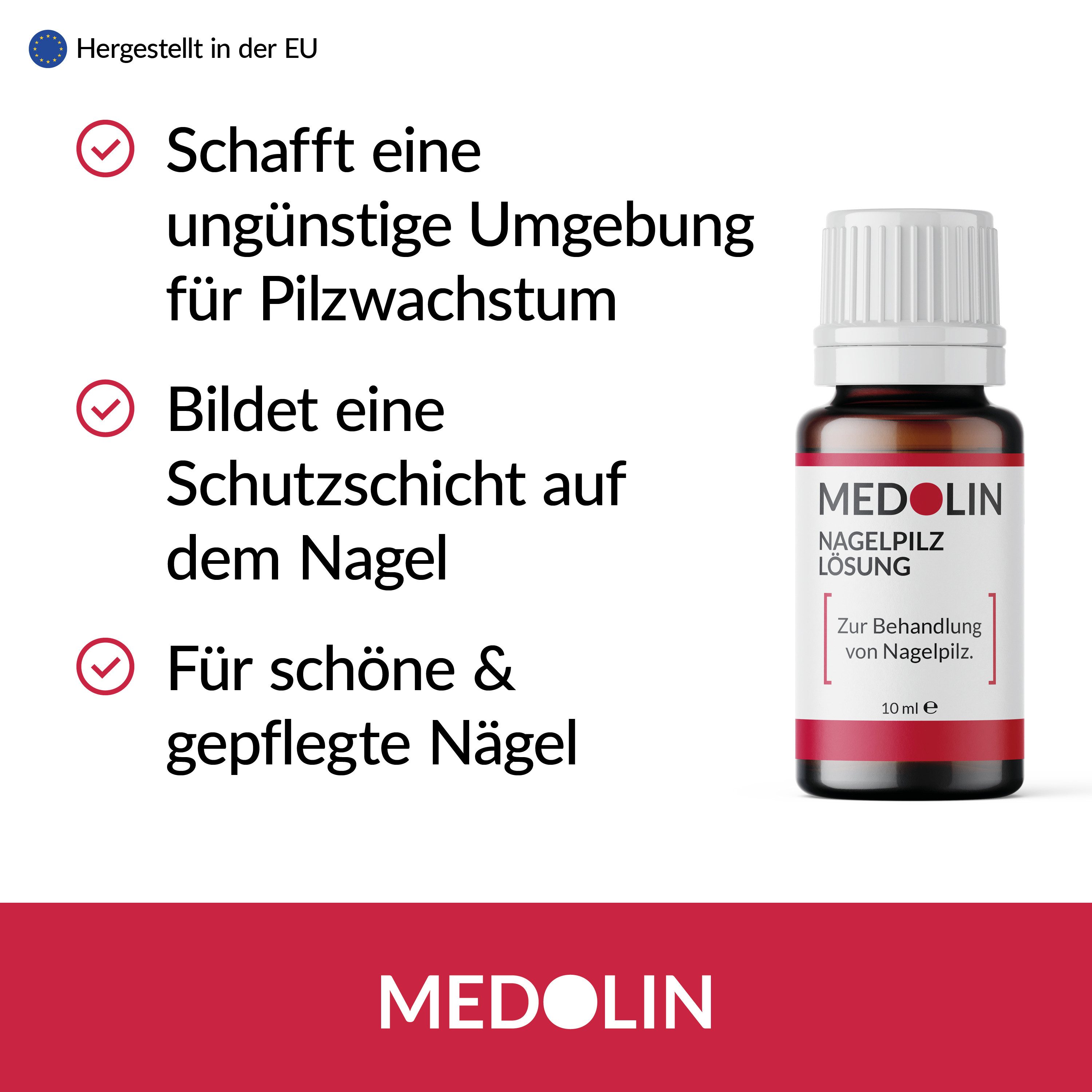 Medolin Nagelpilz-Behandlungsstift Nagelpilz Lösung - Medizinprodukt - Nagelpilz intensiv Behandlung, 1-tlg.