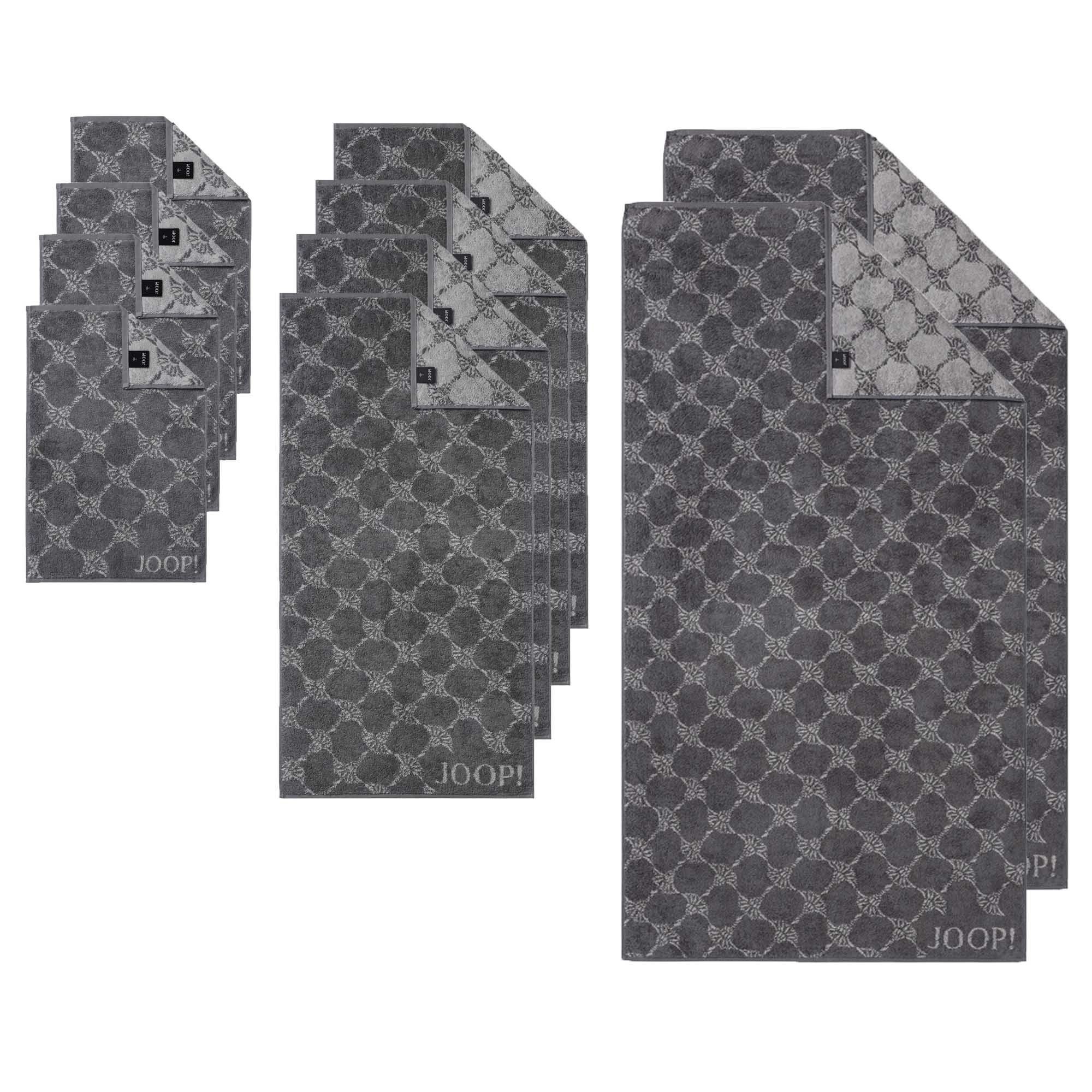 JOOP! Handtuch Unisex Handtuch 10er Pack Baumwolle, Frottier (Set, 10-St)