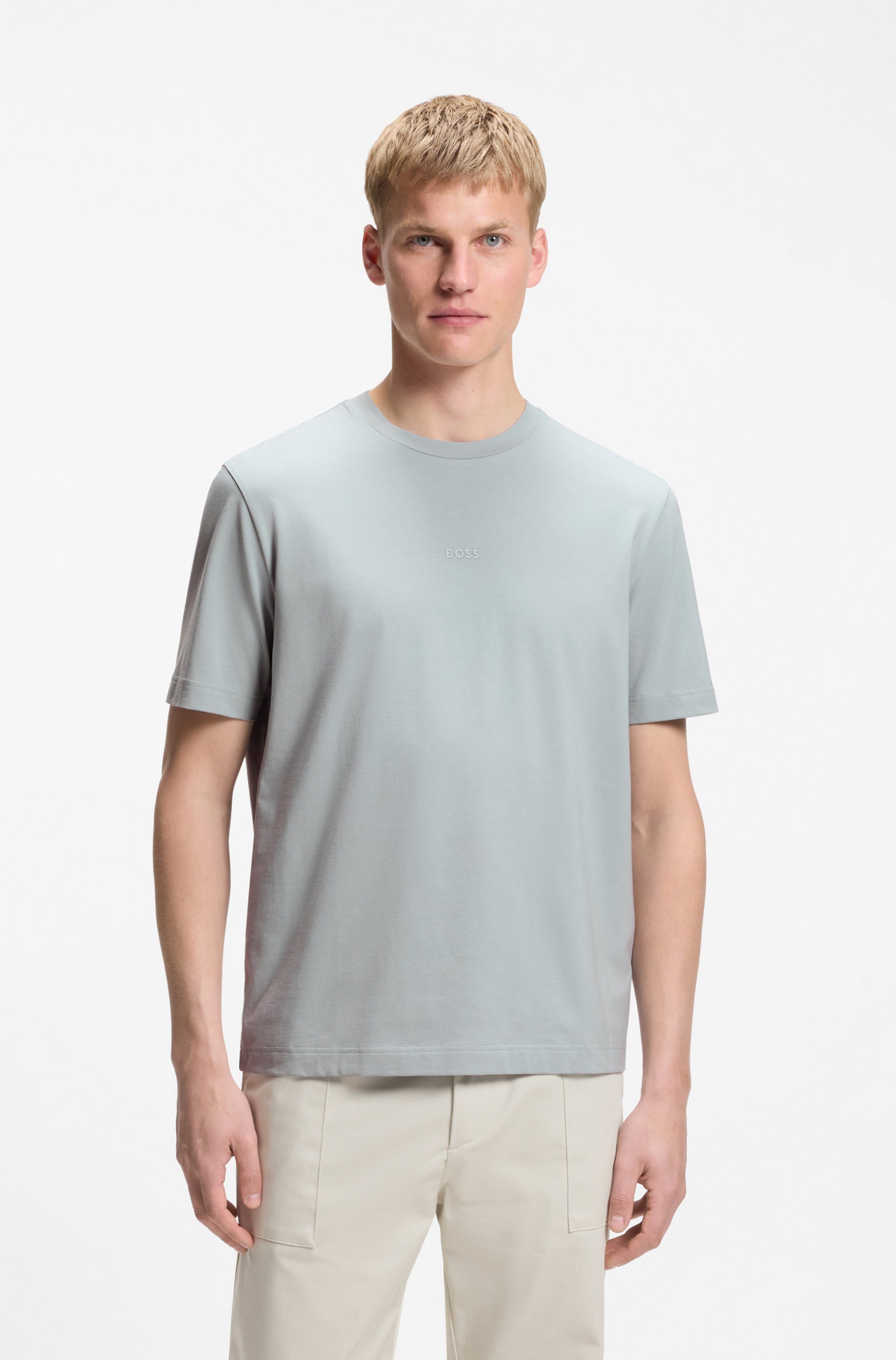 BOSS ORANGE T-Shirt TChup Relaxed Fit Stretch-Cotton-Jersey Rundhalsausschnitt