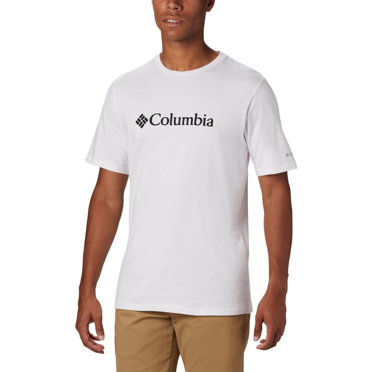 Columbia Kurzarmshirt CSC Basic Logo Short Sleeve Bequemes, umweltfreundliches Herren-T-Shirt aus 100 % Bio-Baumwolle
