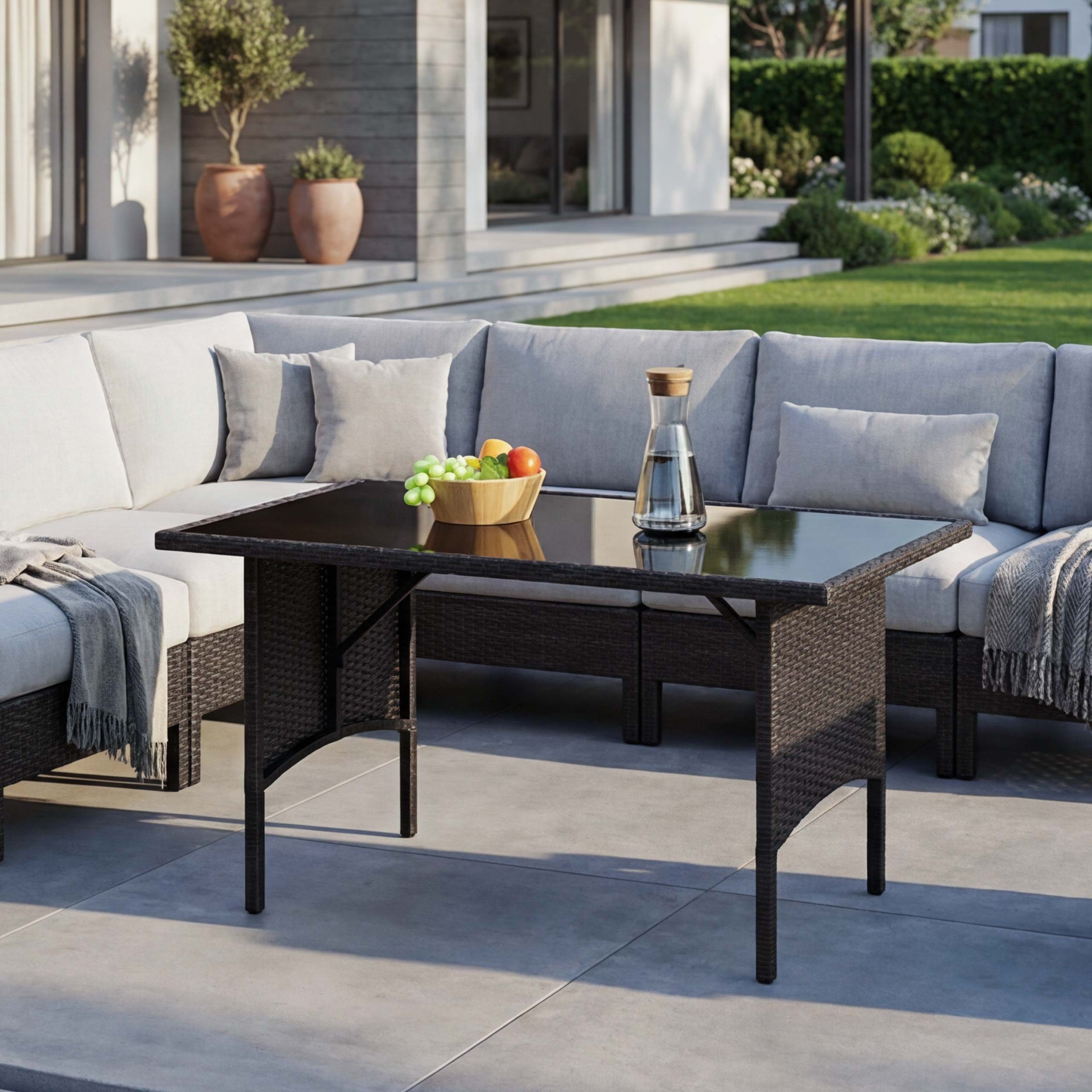 MCW Gartentisch MCW-G16, Passend zu unserer Gastronomie-Serie G16, Neigt nicht zum Fasern