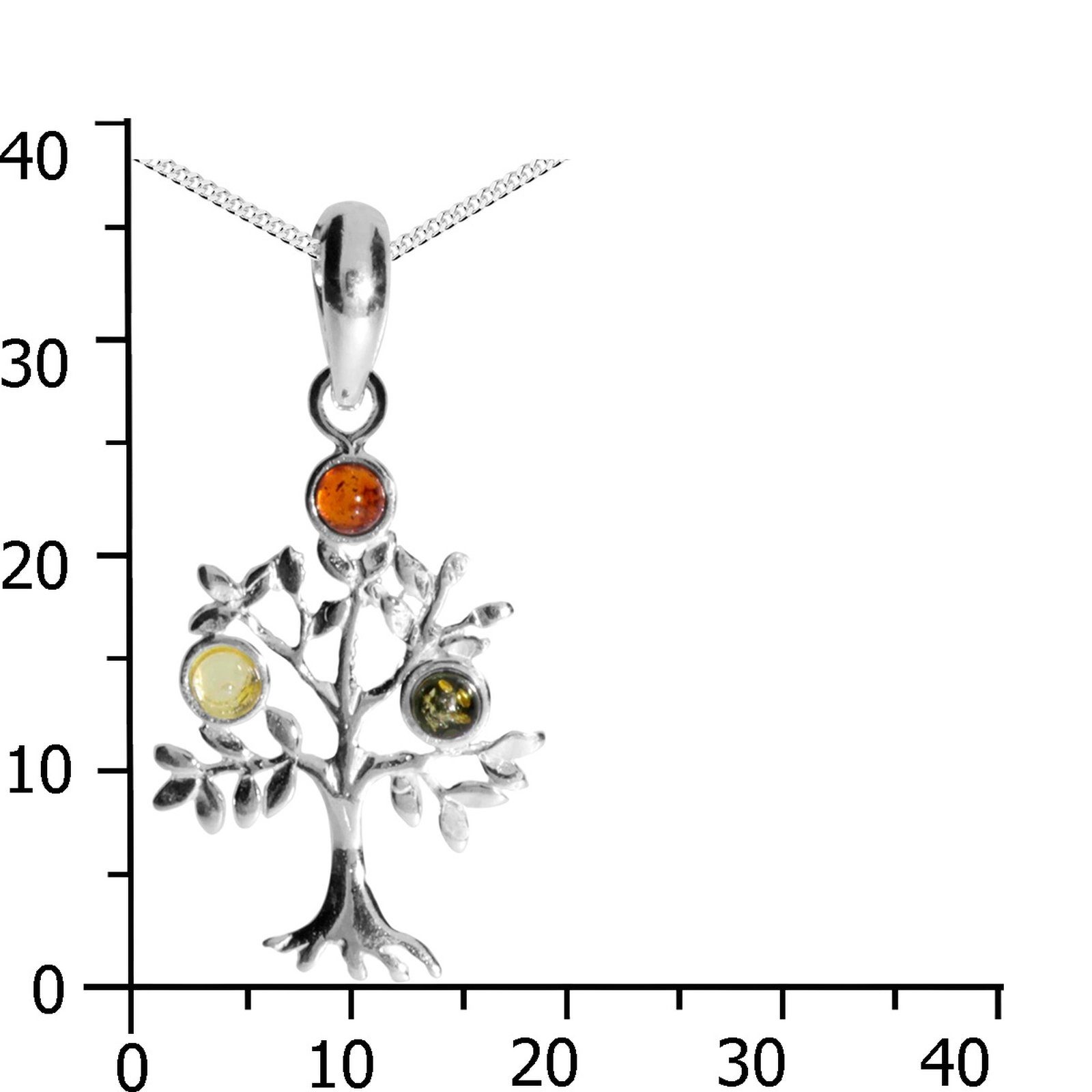 OSTSEE-SCHMUCK Kette mit Anhänger - Lebensbaum günstig online kaufen