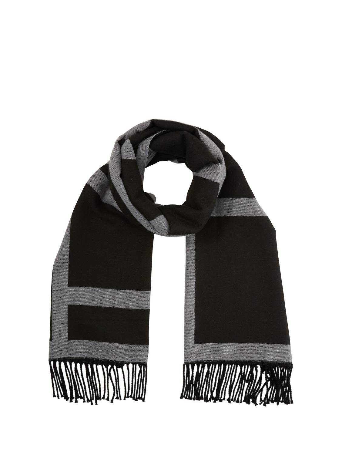 TOM TAILOR Modeschal Logo Luxe, Auffälliger Logoprint als modisches Stateme günstig online kaufen