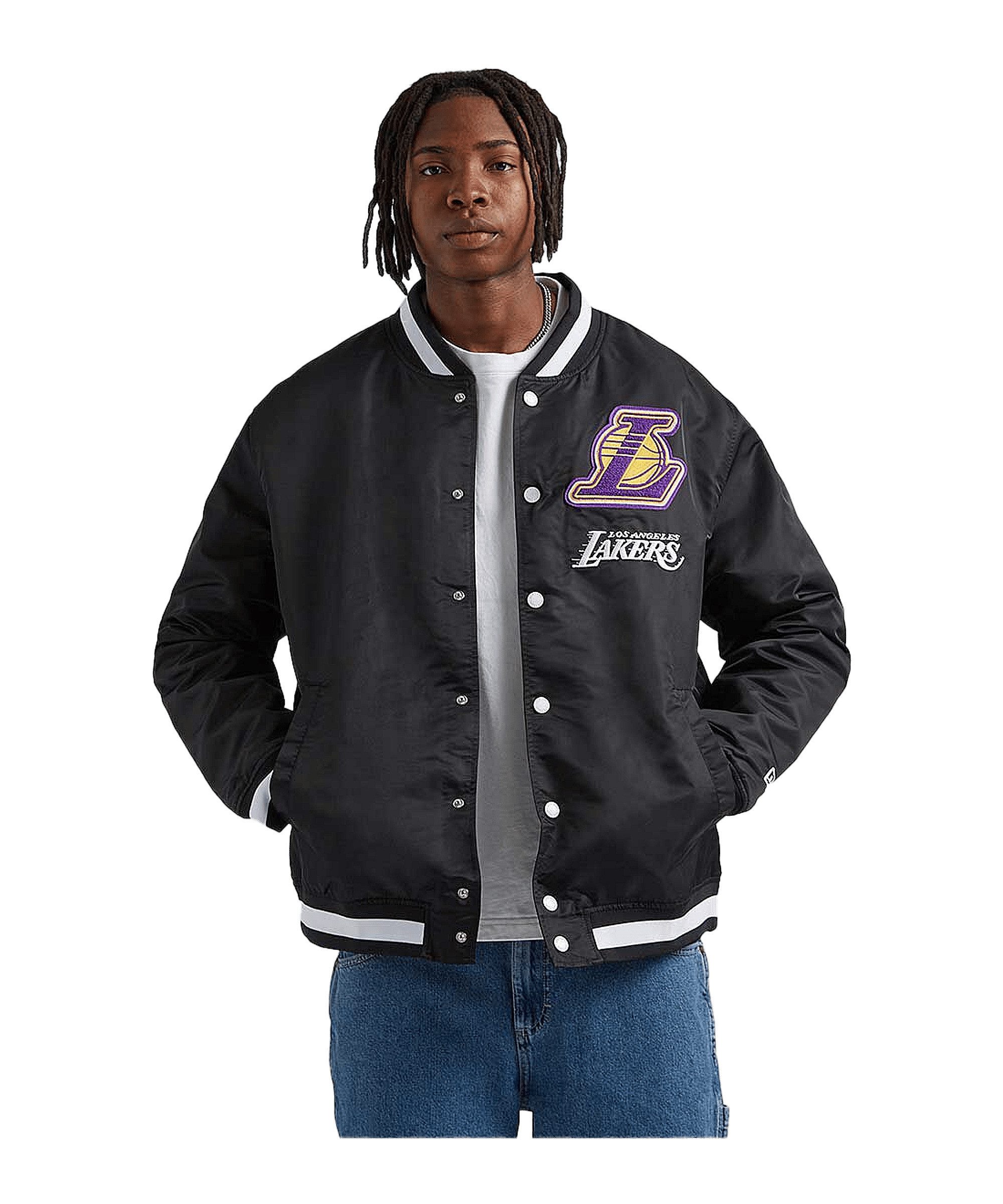 New Era Sweatjacke New Era LA Lakers Logo Varsity Jacke Sweatjacken Nylon günstig online kaufen