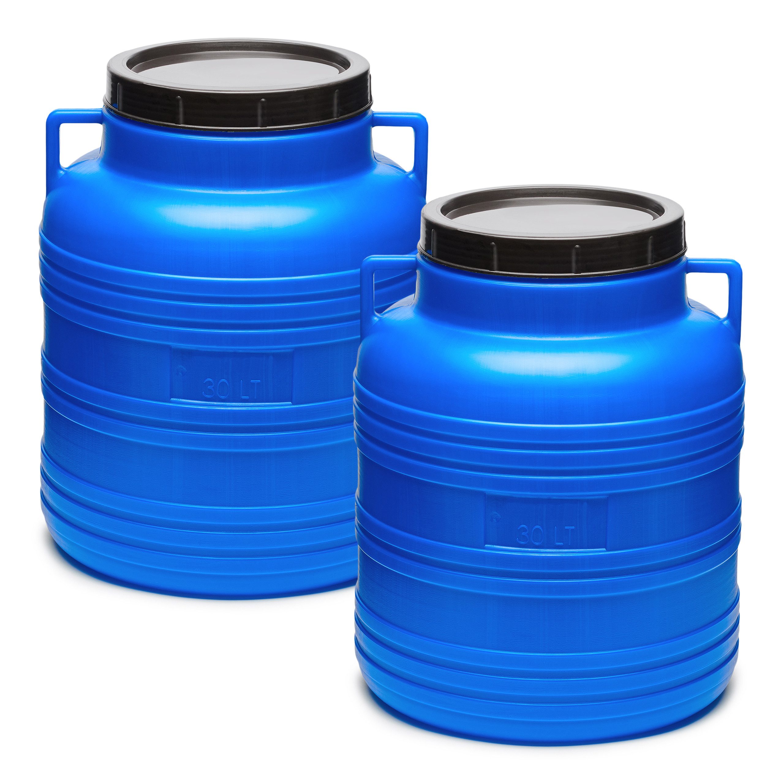 Garronda Regentonne Set 30 Liter Weithalsfass BPA-frei Lebensmittel Fass Deckel GD-0121, 30 l, (2-tlg), BPA-Frei