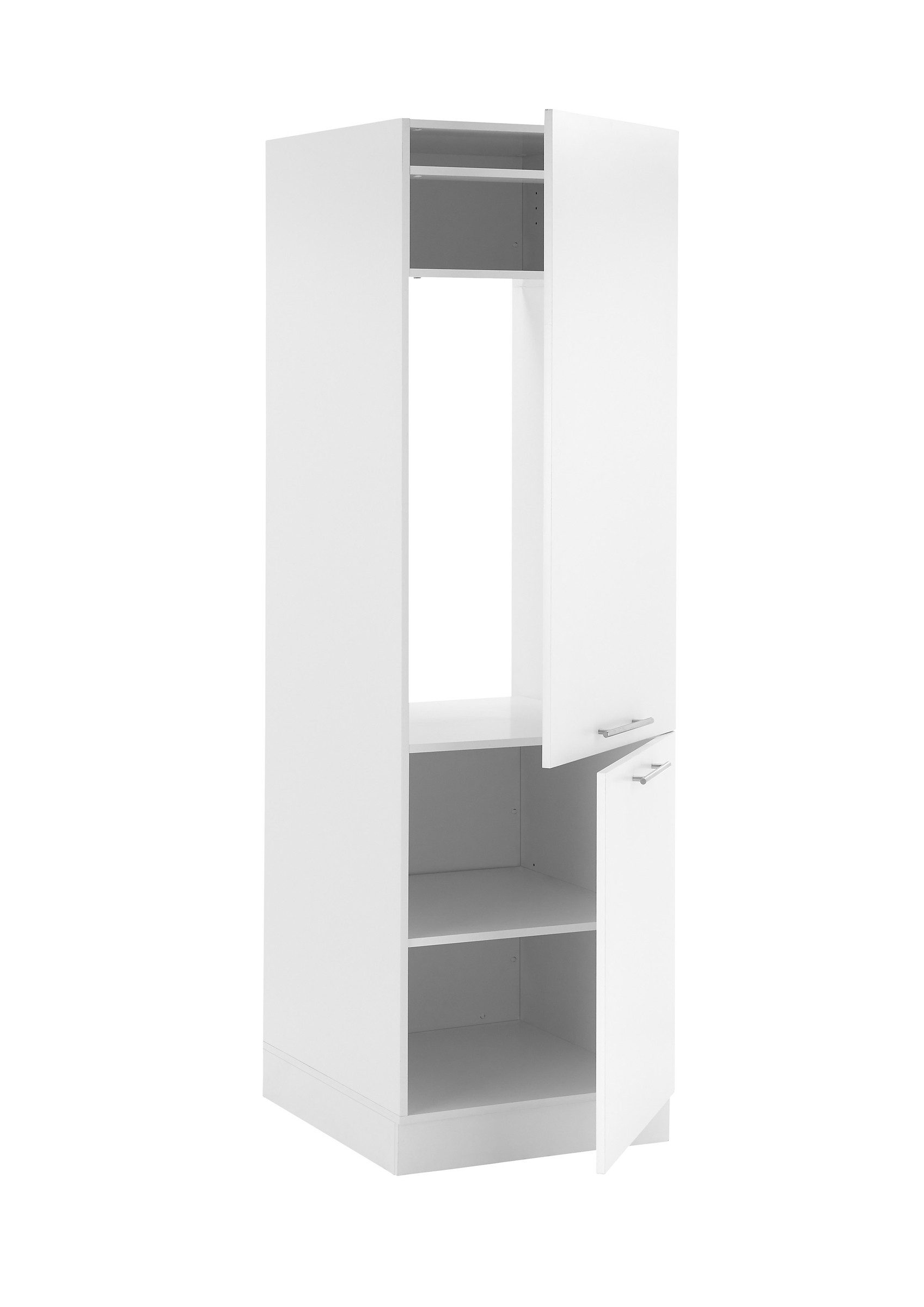 BEGA BBK Kühlumbauschrank in weiß, Holzwerkstoff - 60x200x68cm (BxHxT)