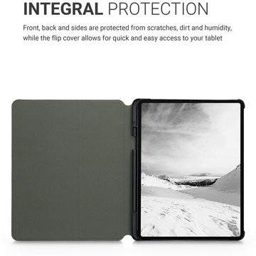 kwmobile Tablet-Hülle Hülle für Apple iPad Pro 12,9", (2022) / (2021) - Slim Tablet Cover Case Schutzhülle mit Ständer