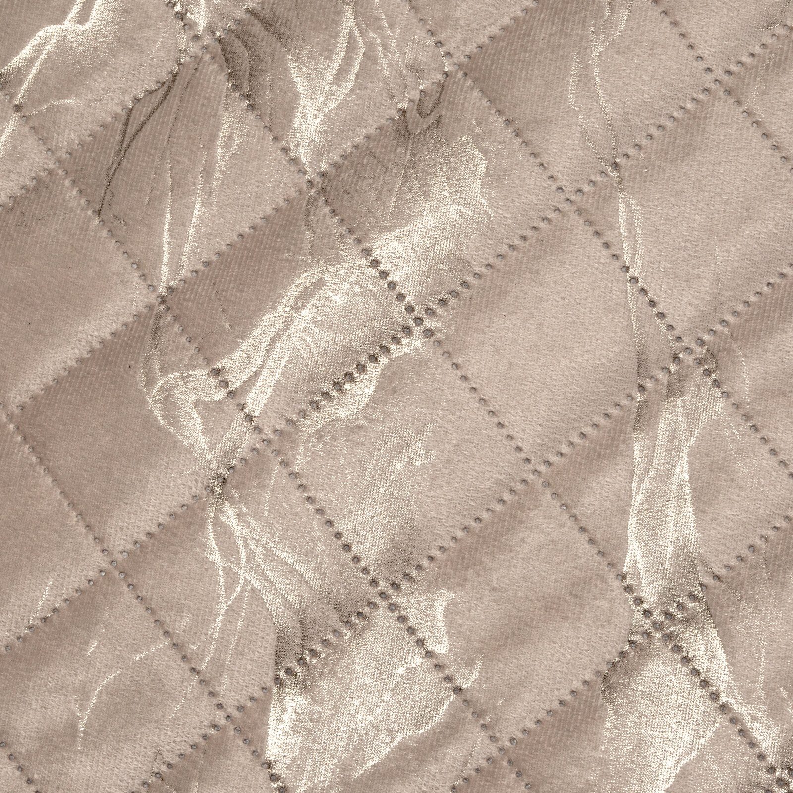 Design91 Tagesdecke Mikrofaser Sommerdecke Bettüberwurf Goldendes Muster, Karomuster Überwurf Glamour Marmor – Bild 5 von 5