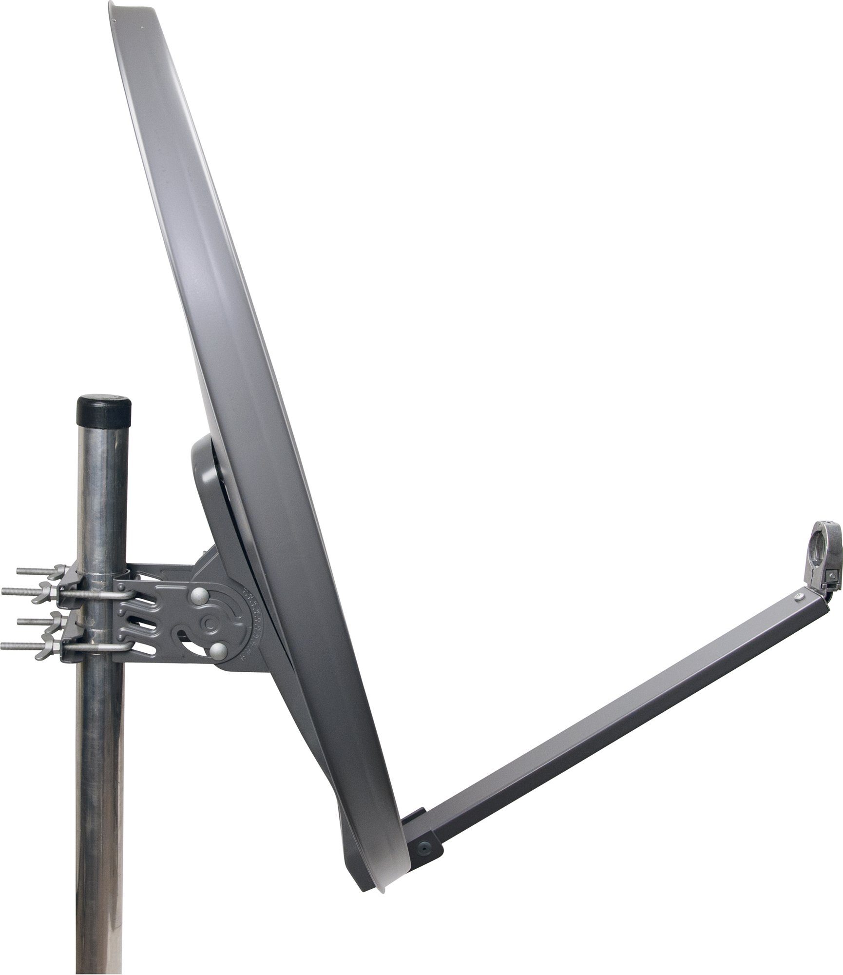 Schwaiger 714258 SAT-Antenne (88 cm, Aluminium, anthrazit)