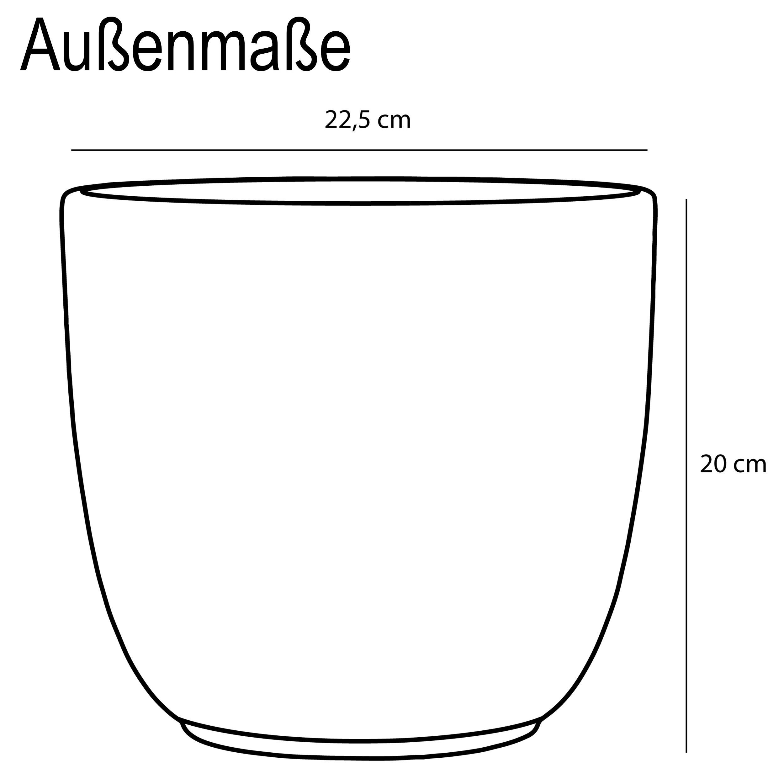 Annastore Übertopf Blumenübertopf - Keramik Übertopf günstig online kaufen