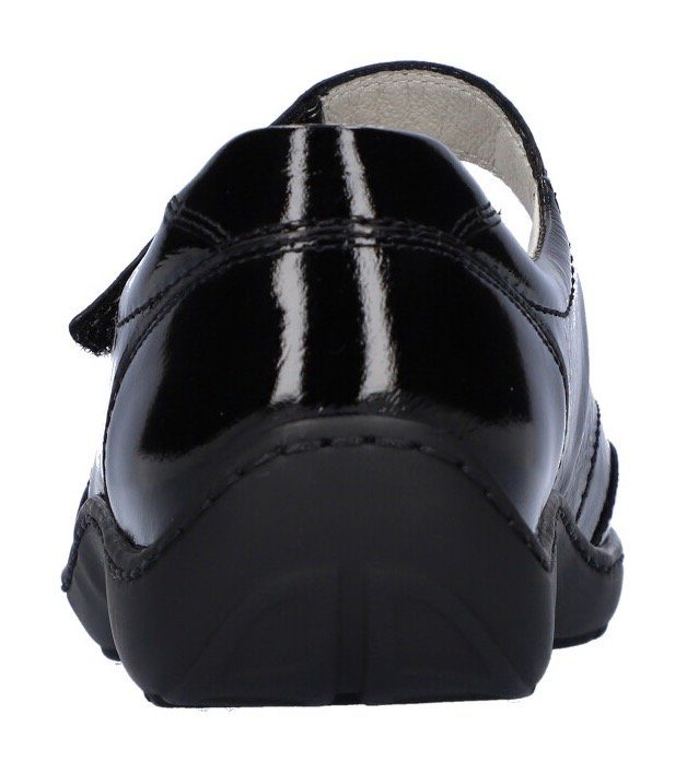 Waldläufer HENNI Klettschuh in glänzender Lackoptik, H-Weite