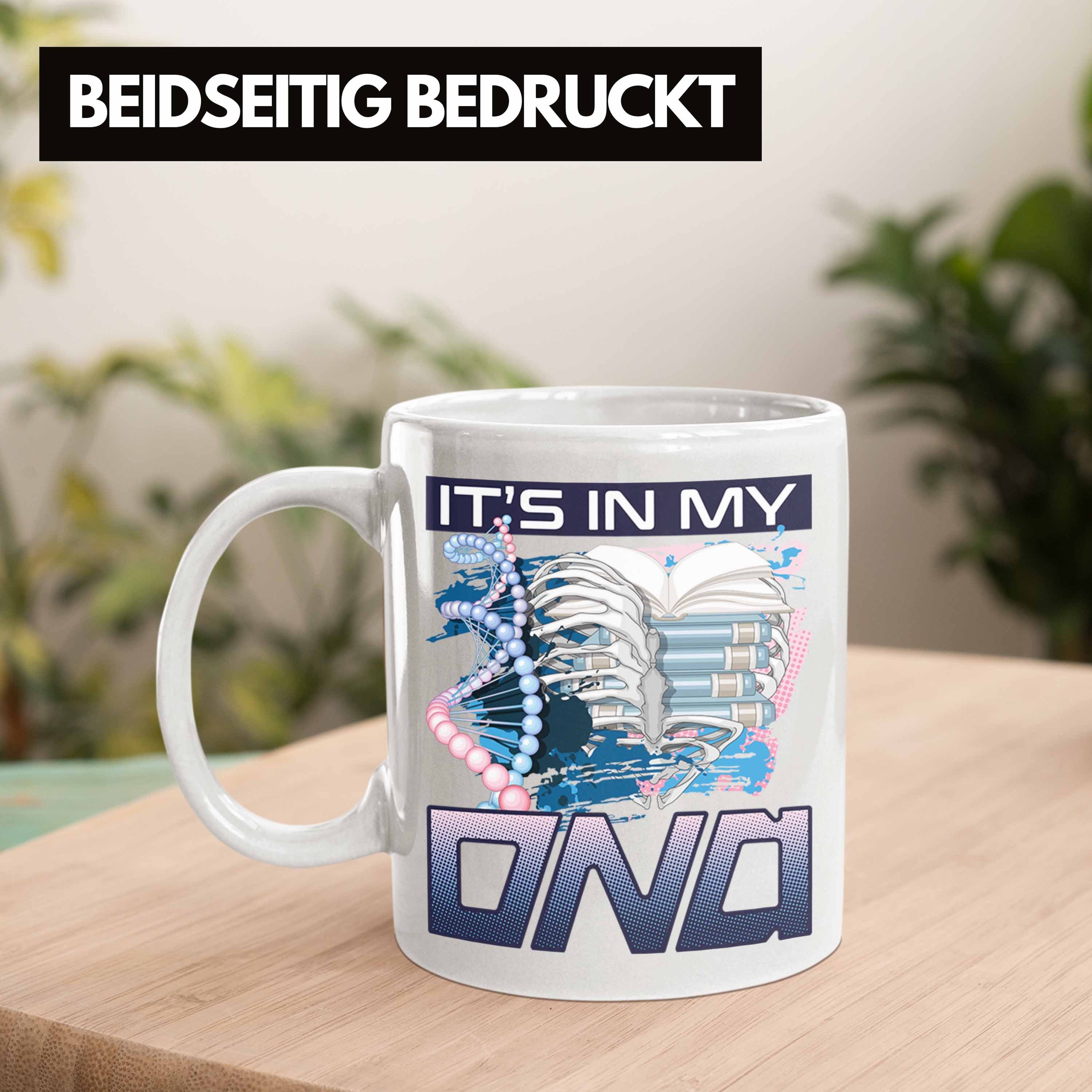 Trendation Tasse Trendation - Lesen Gesc Bücherwurm Geschenk Bücher Tasse Weiss für Leseratte