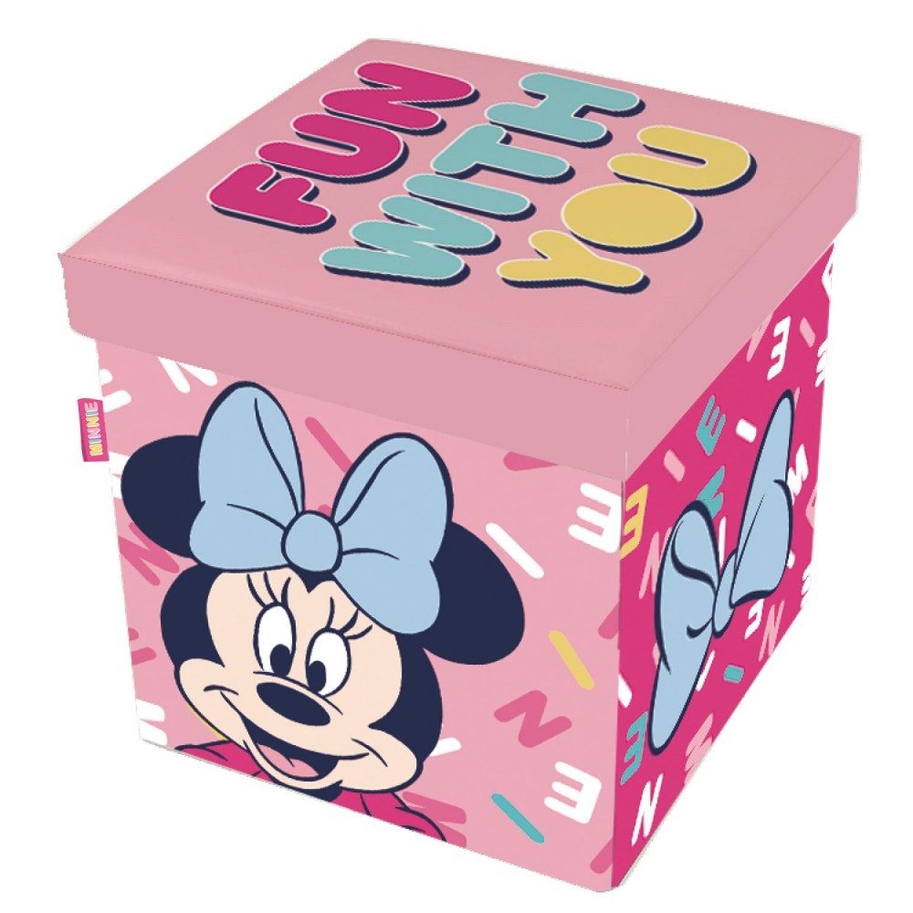 Disney Aufbewahrungsbox Disney Minnie Spielzeugaufbewahrung 30×30×30 günstig online kaufen