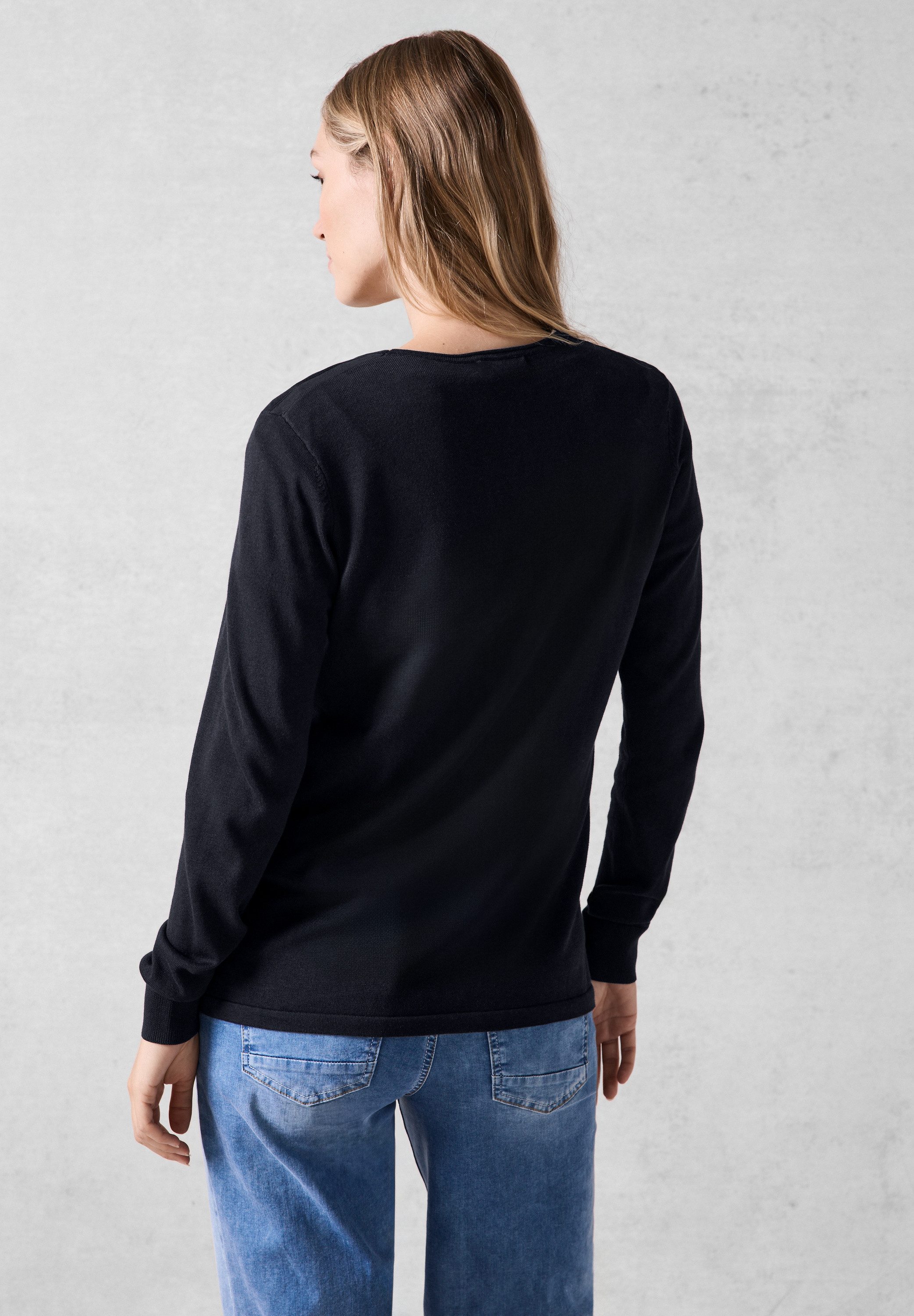CECIL Strickpullover mit Rundhalsausschnitt günstig online kaufen
