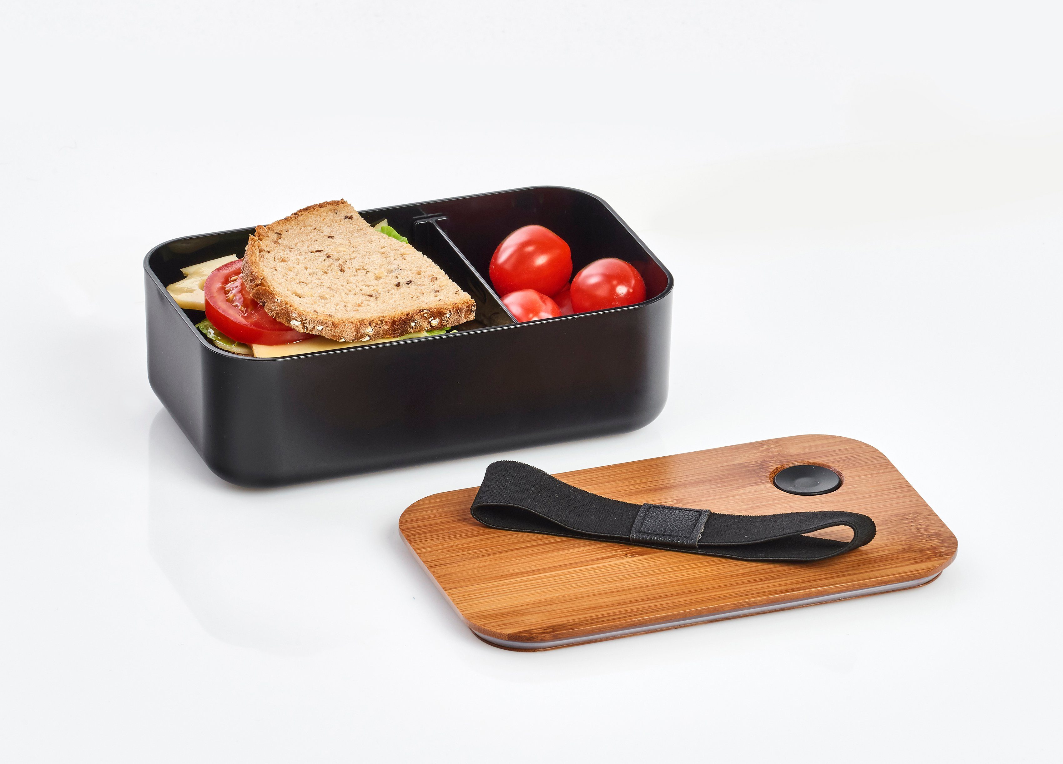 Zeller Present Lunchbox, Bambus, Polyprophylen (PP), Silikon, (1-tlg), moderne Lunchbox