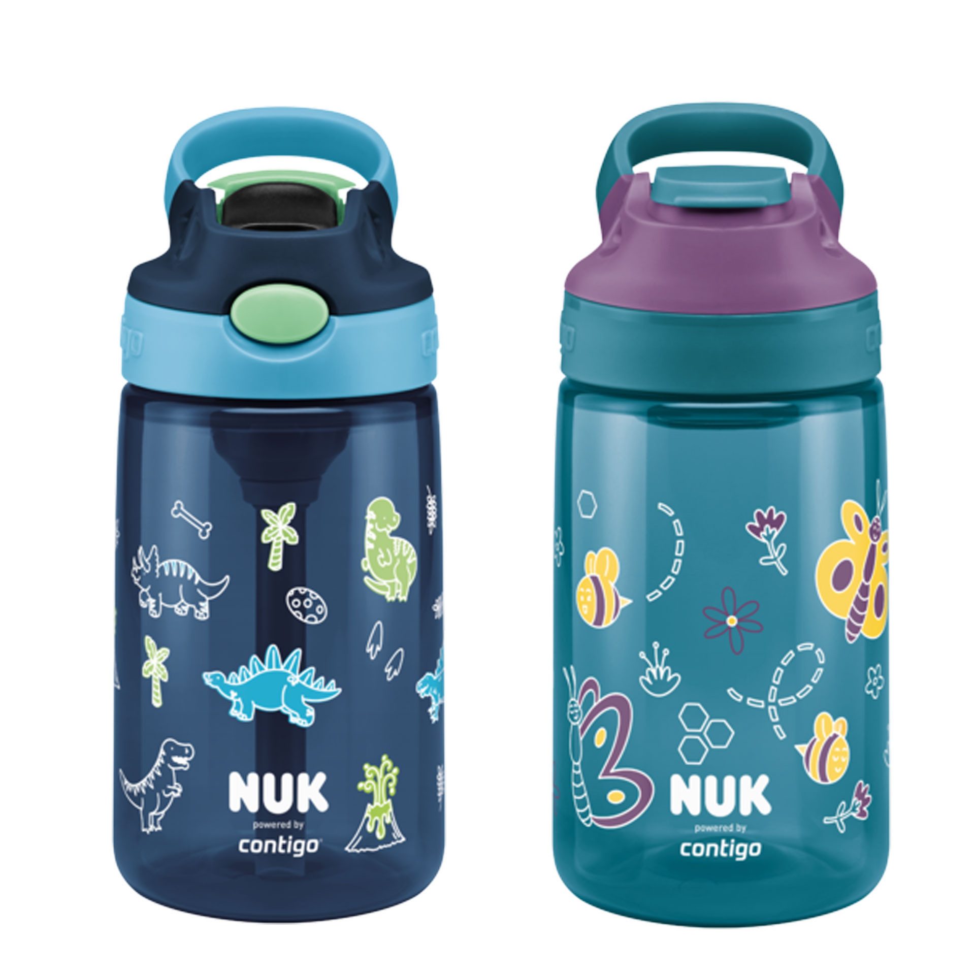 Kinderbecher NUK by Contigo Straw cup & Easy Slip VORTEILSET 420ml ab 4J