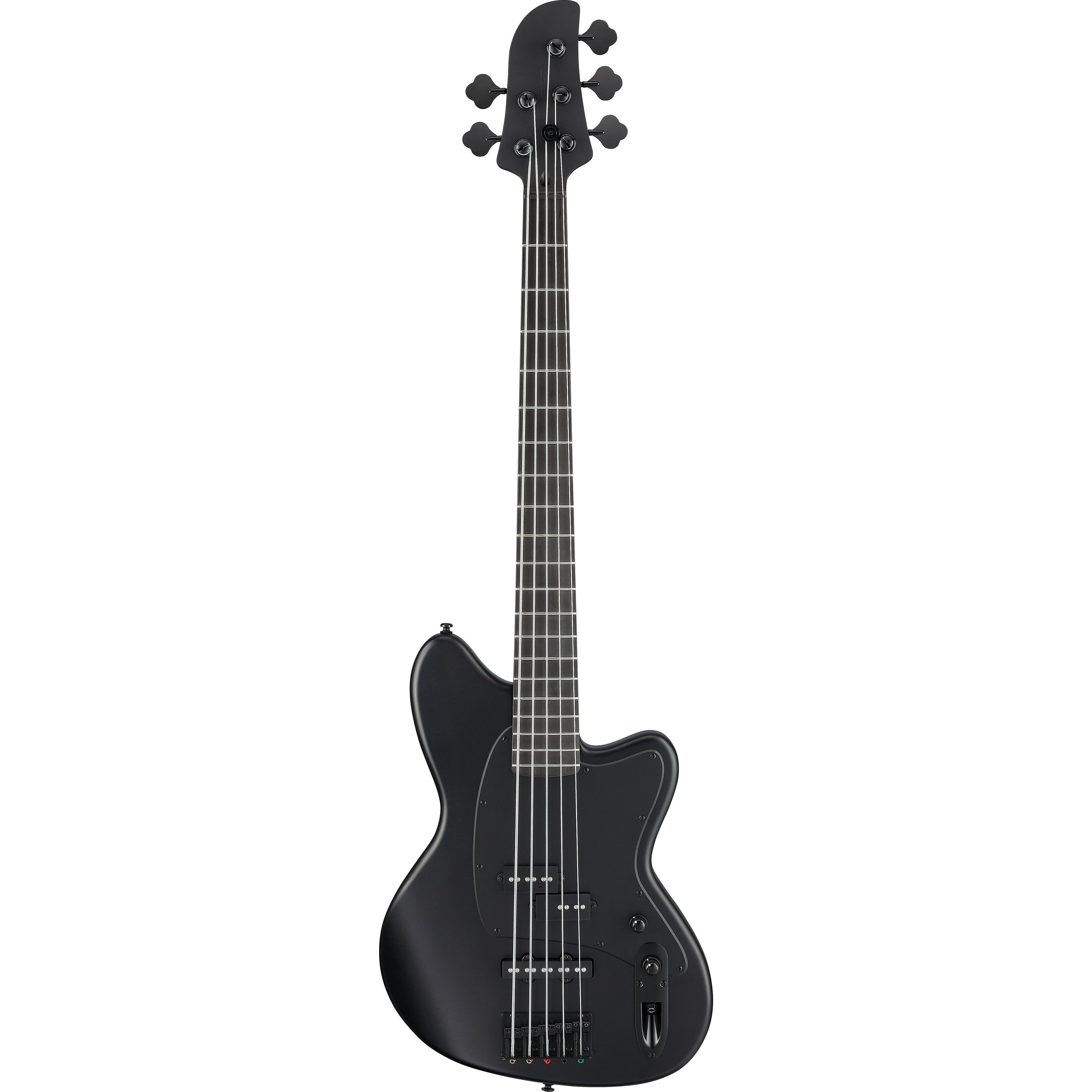 Ibanez E-Bass, E-Bässe, 5-Saiter E-Bässe, Talman TMB425B-BKF Black Flat - E-Bass
