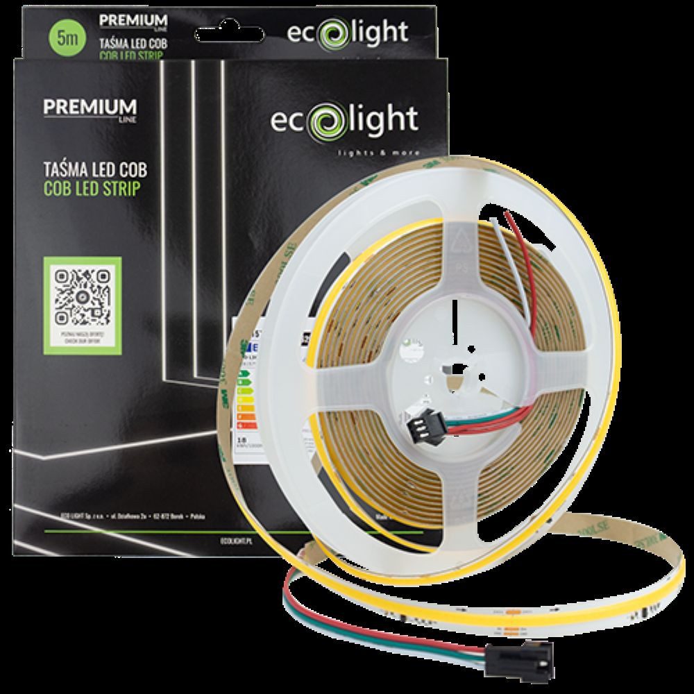 XENON LED Dekolicht 4924 LED IC-Digital COB Band 24V 18Watt 5m 3000-6000K Warm-KaltWeiß, Xenon / Warm Weiß bis Kalt Weiß