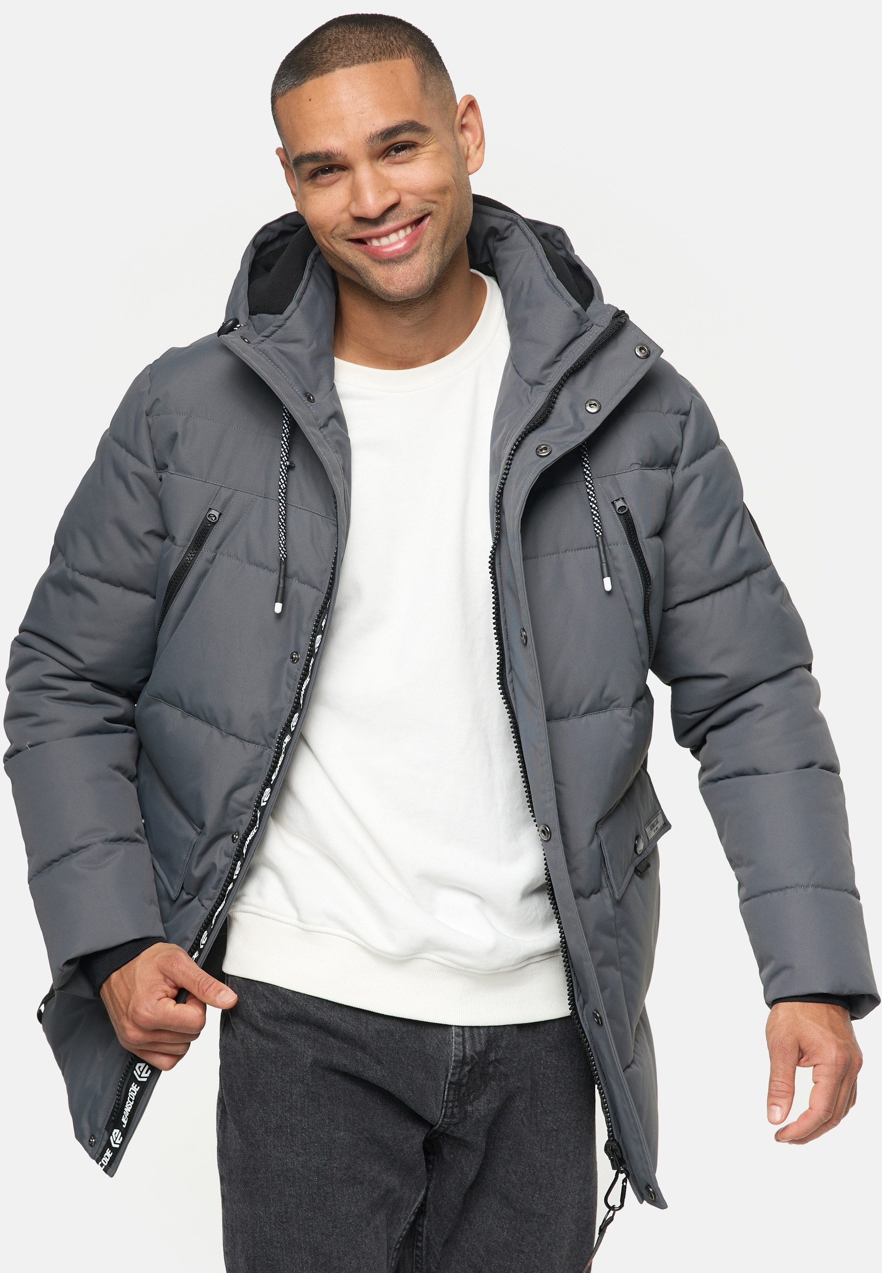 Indicode Steppjacke Herren INWess Herrenjacke Daunen-Optik günstig online kaufen