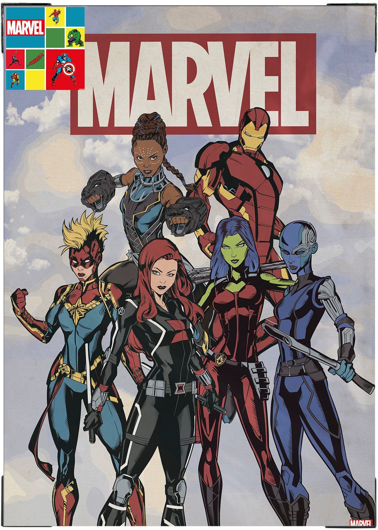 St) (1 MARVEL Leinwandbild Marvel group, Avengers