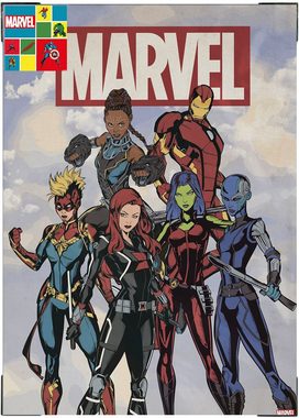 MARVEL Leinwandbild Marvel Avengers group, (1 St)