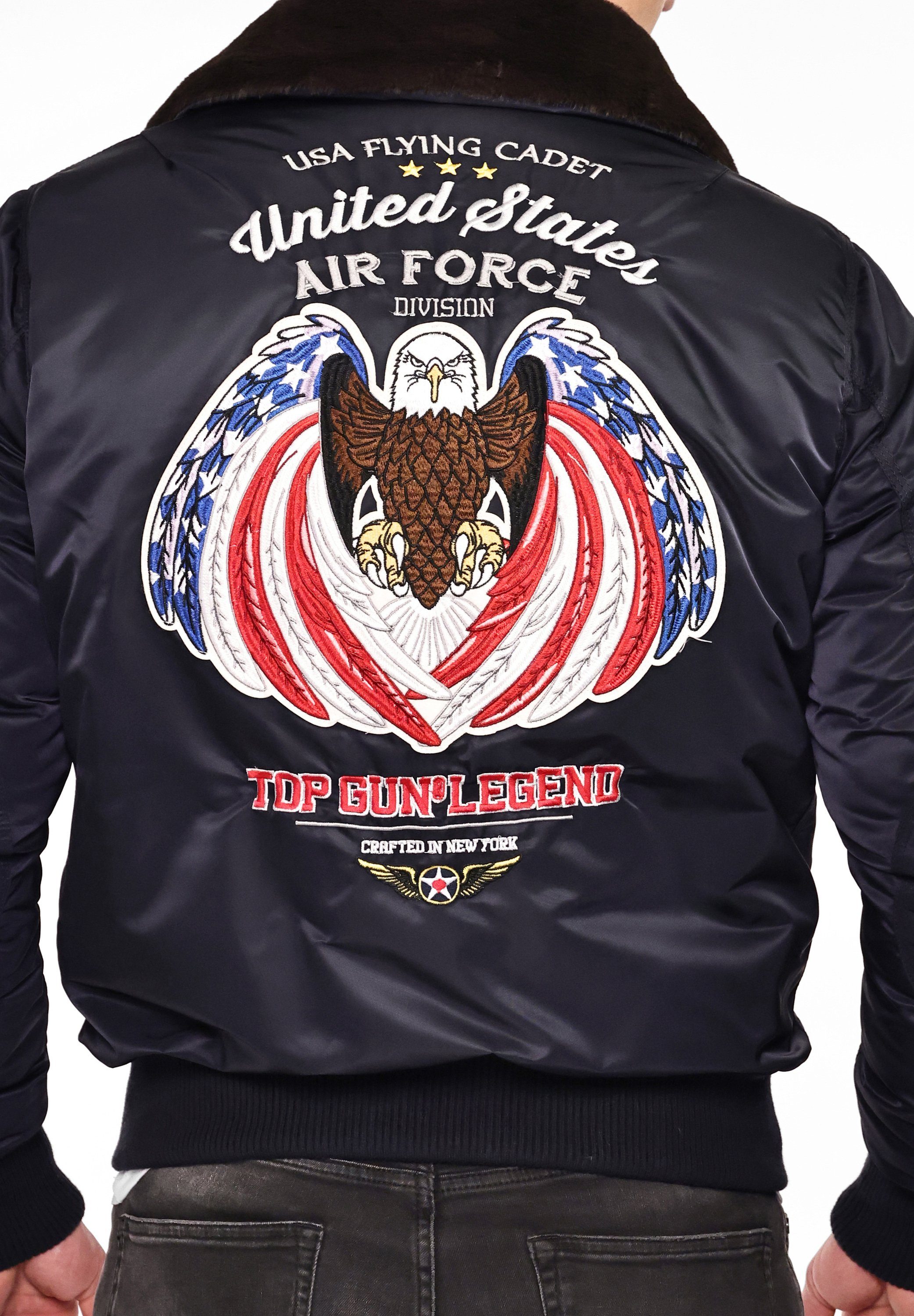 TG20202013 GUN Bomberjacke TOP navy