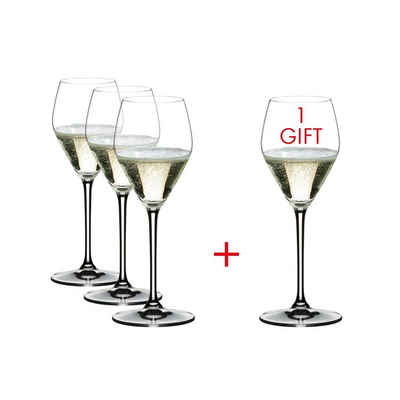 RIEDEL Glas Weinglas »Heart To Heart Champagner Kauf 4 Zahl 3«, Kristallglas