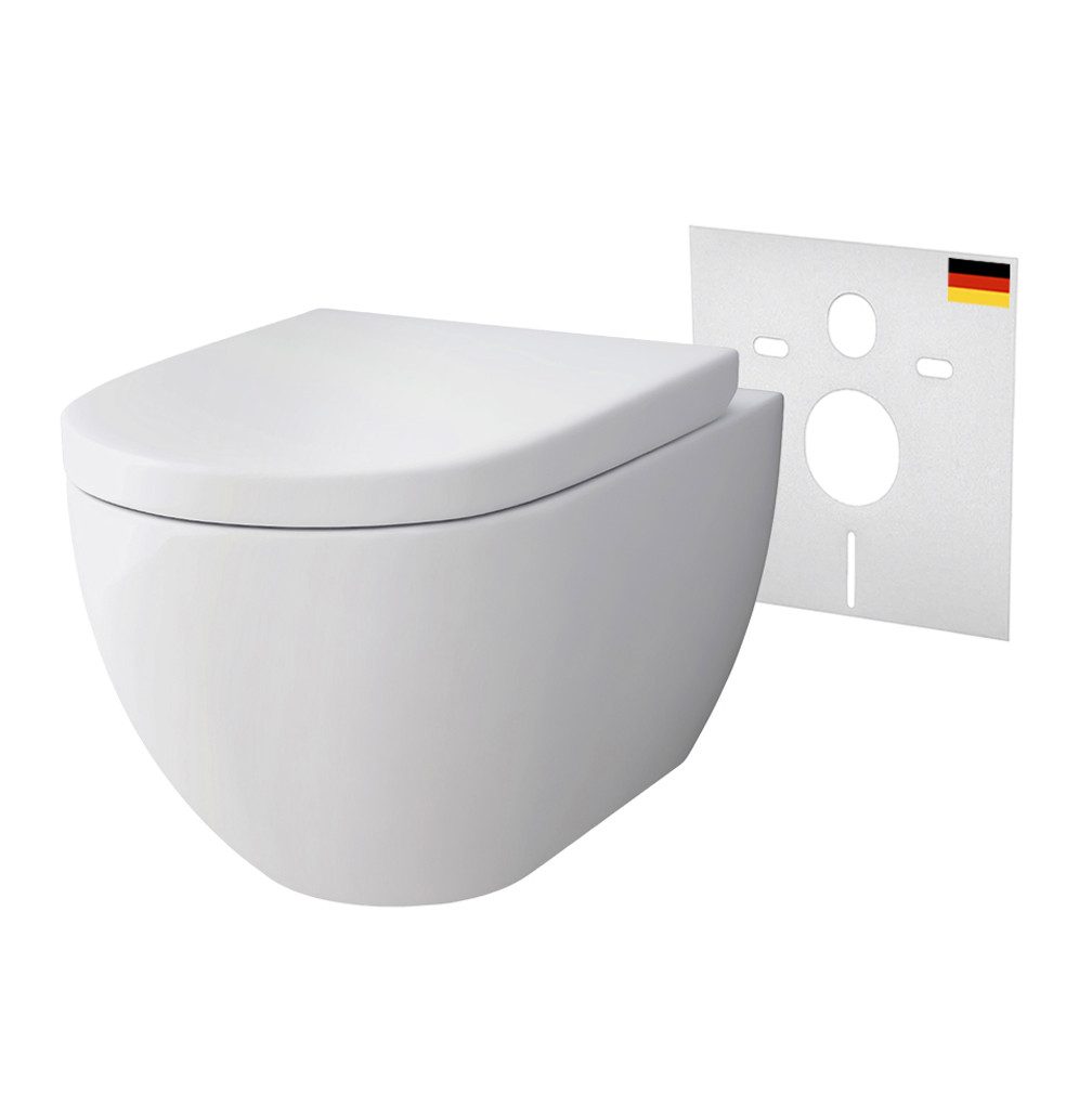 Alpenberger Tiefspül-WC Dusch WC mit WC günstig online kaufen