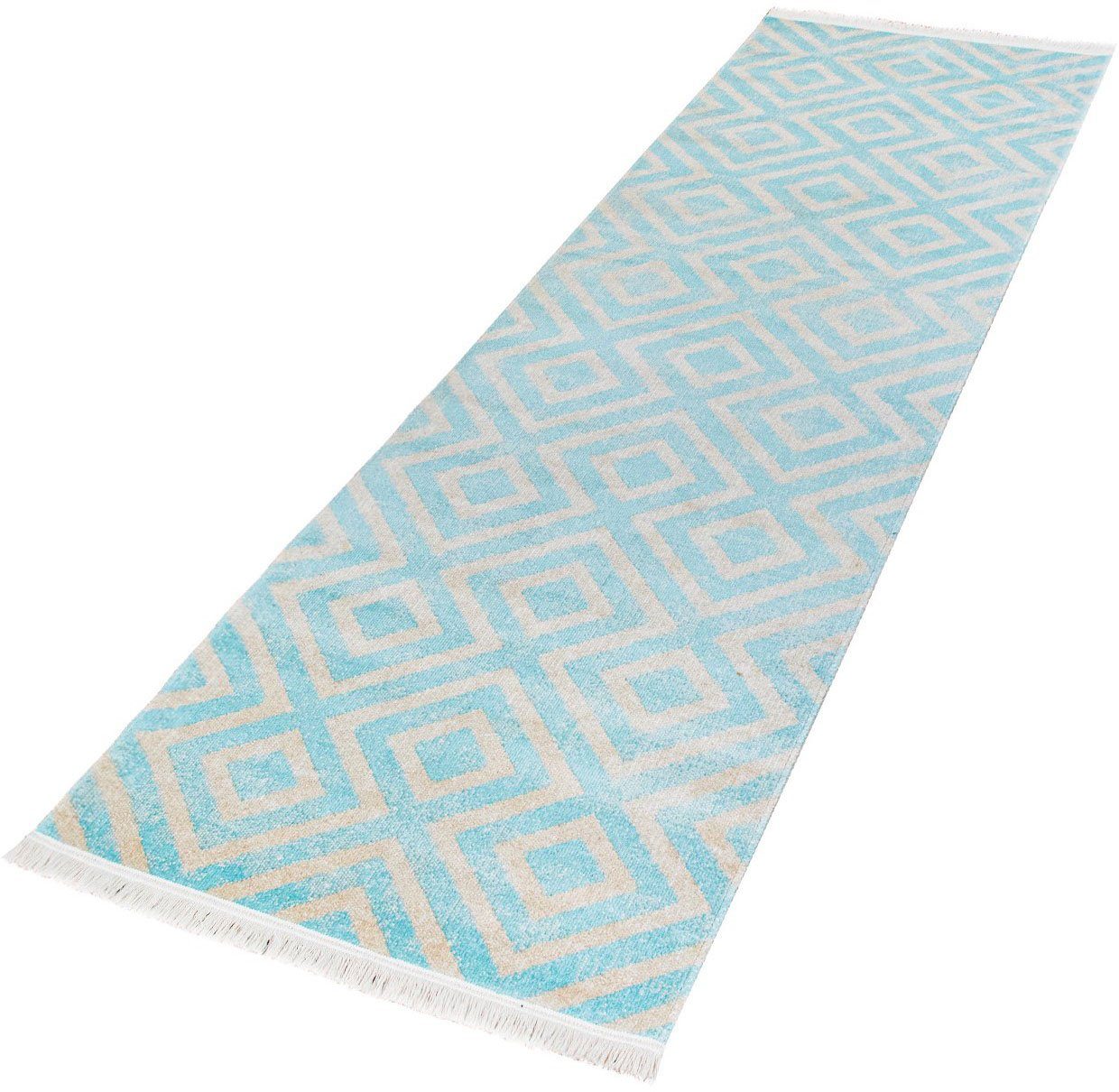 Paco Home Läufer Poco 821, rechteckig, Höhe: 6 mm, Teppich-Läufer, Kurzflor günstig online kaufen