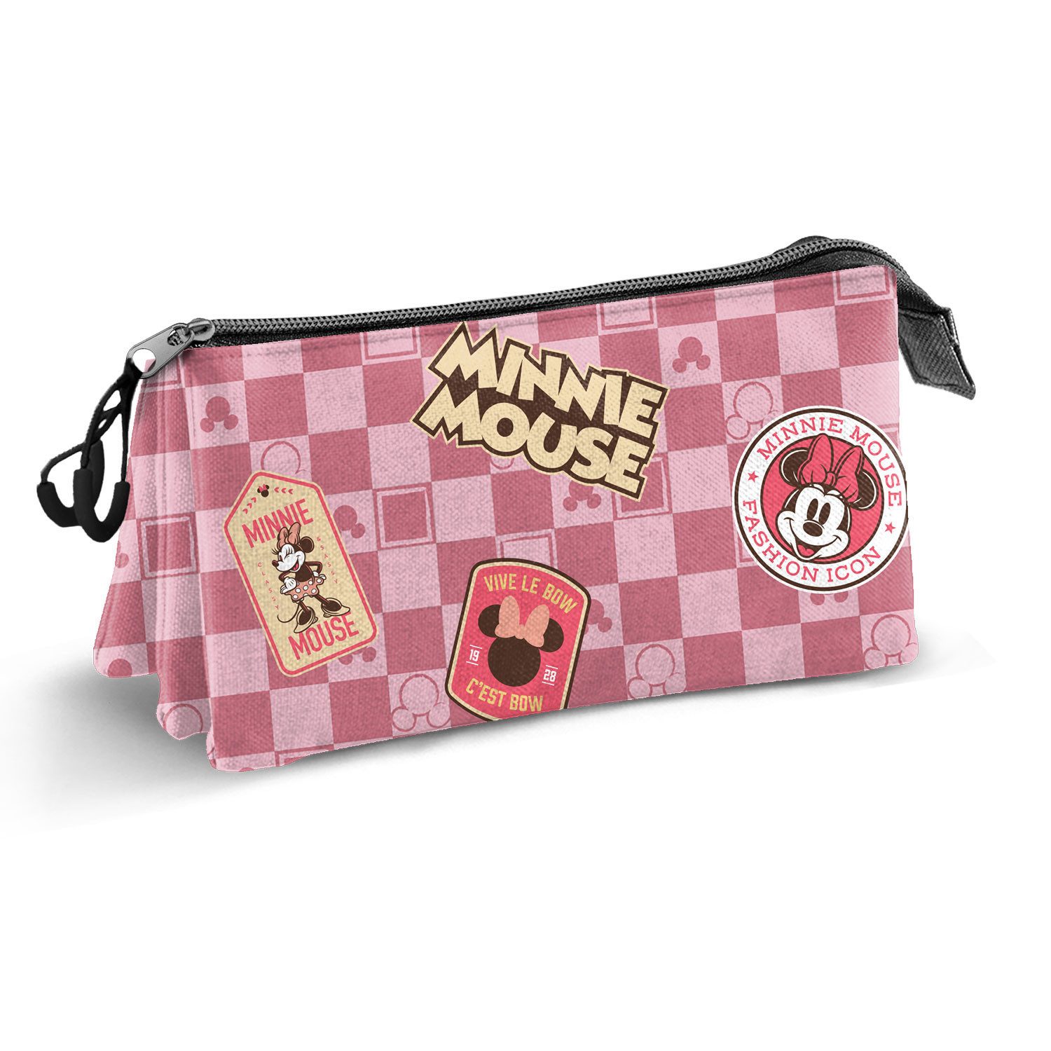 Thumbnail - Karactermania Federmäppchen Disney Minnie Maus Stiftemäppchen Schlampermäppchen Mäppchen, 3 Fächer