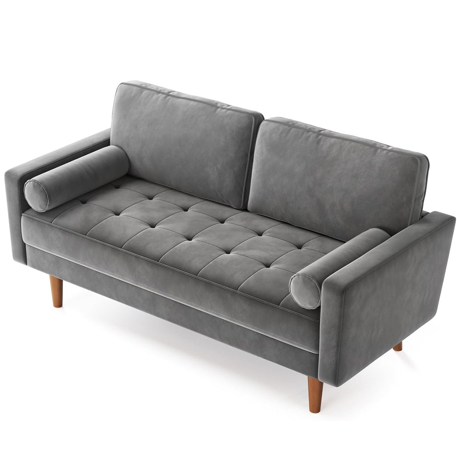 ToteBox 3-Sitzer Massivholzsofa mit Samtbezug, abnehmbarer günstig online kaufen