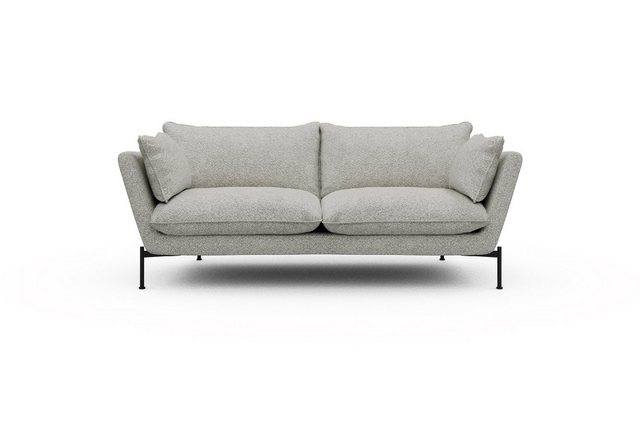 moebelfaktor Sofa Anton PREMIUM 2-Sitzer, schräg gestellte Armlehnen, hoher günstig online kaufen