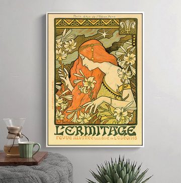 TPFLiving Kunstdruck (OHNE RAHMEN) Poster - Leinwand - Wandbild, Vintage Darstellung (Motiv in verschiedenen Größen), Farben: Leinwand bunt - Größe: 20x30cm