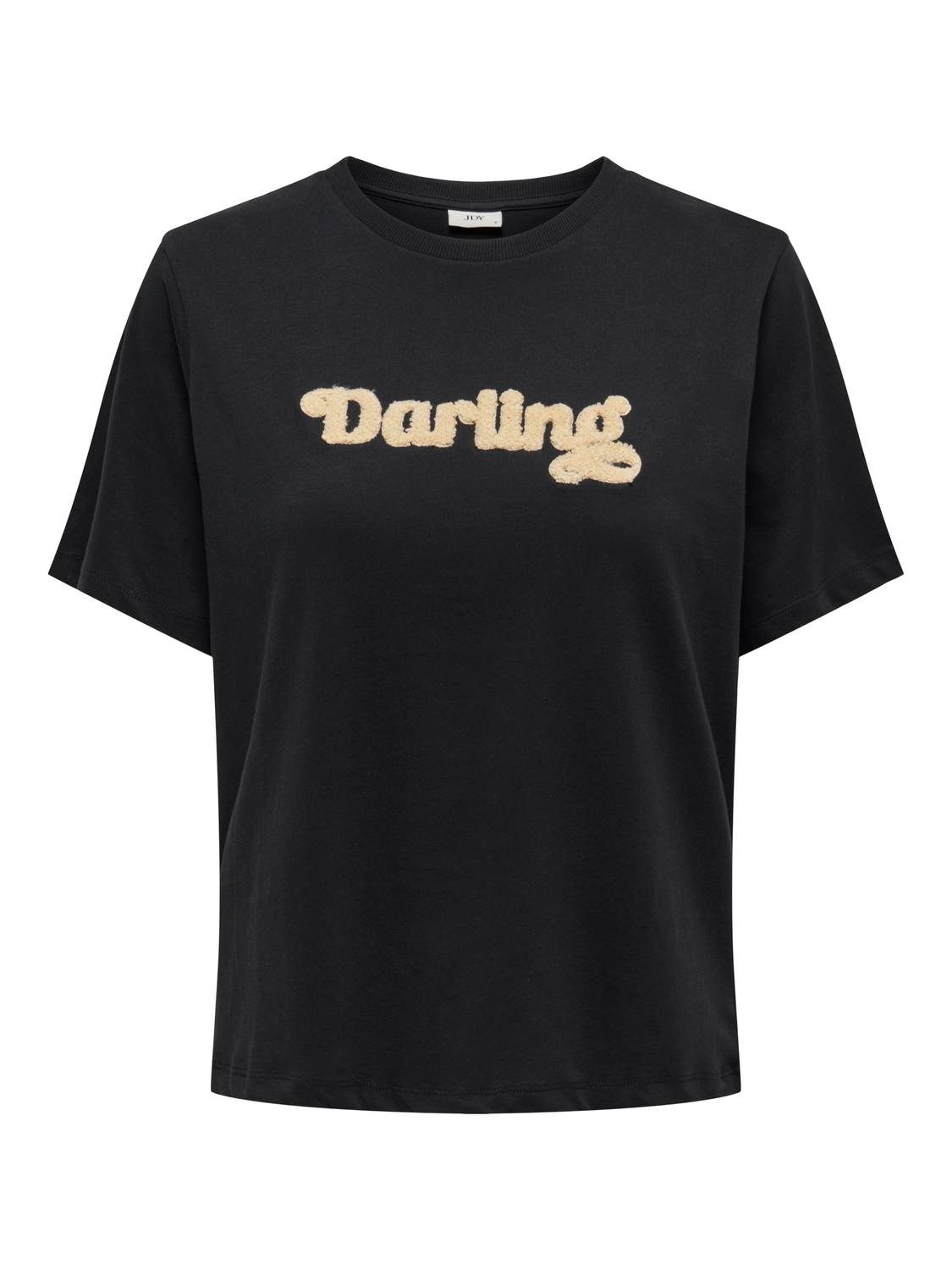 JACQUELINE de YONG T-Shirt Legeres Schriftzug günstig online kaufen