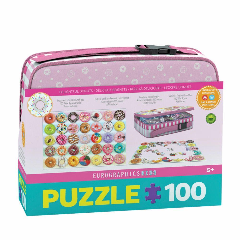 mit Puzzle Donuts Delightful EUROGRAPHICS Puzzleteile 100 Lunchbox,