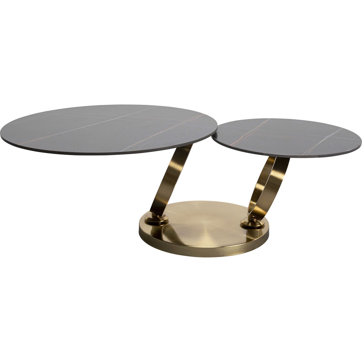 Kare Design Couchtisch Beverly, Keramik, Drehfunktion