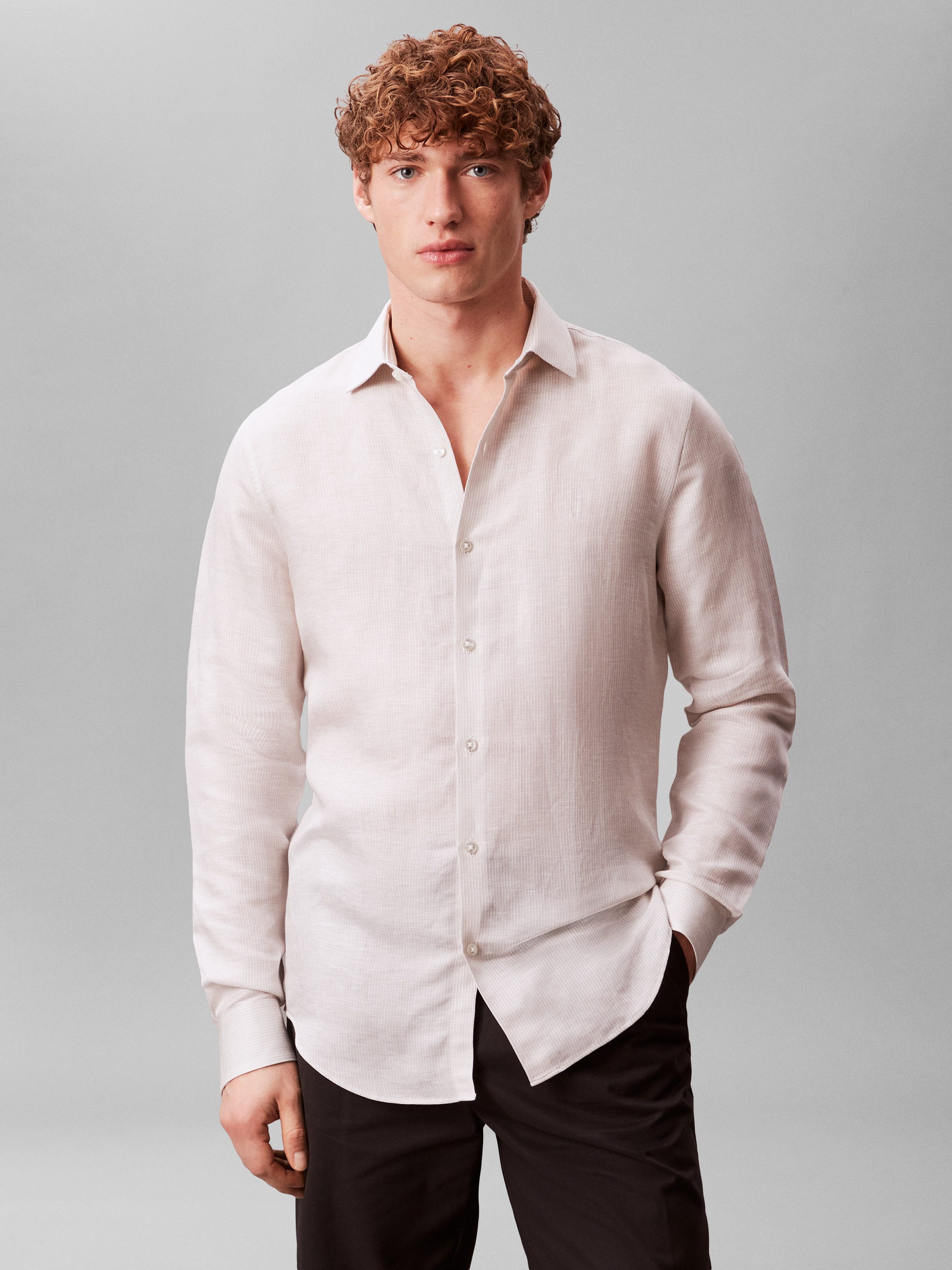 Businesshemd SLIM ESSENTIALS POPLIN STR SLD
