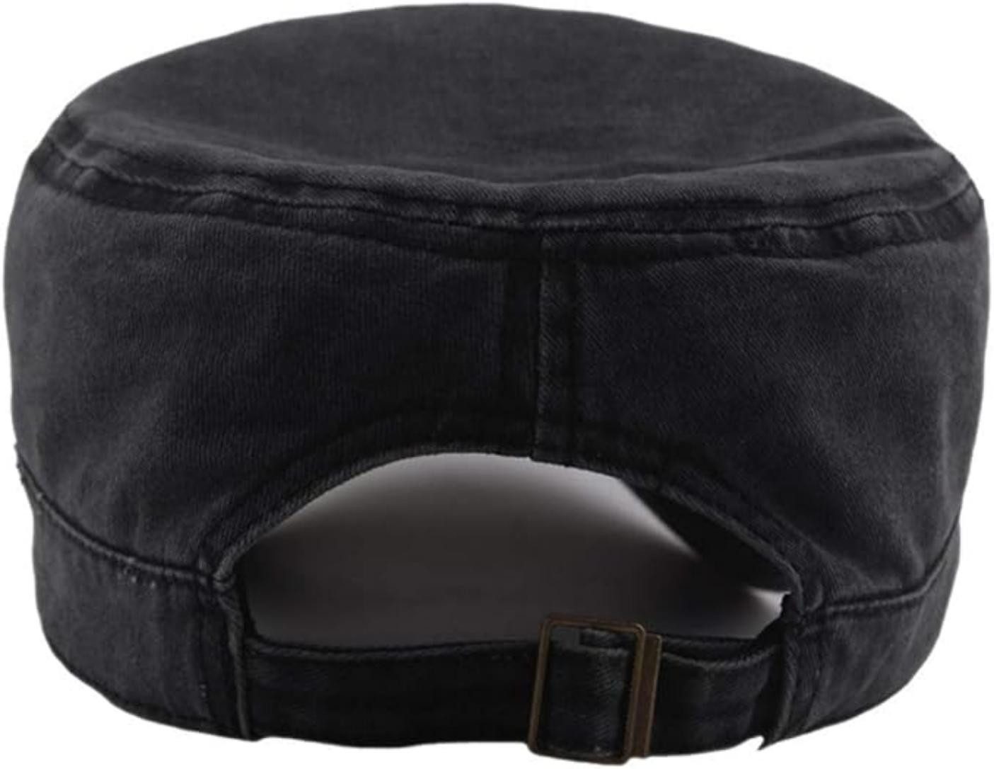 Zaewry Baseball Cap Vintage Military Army Flat Cap Verstellbare Baseballmütze Kappe