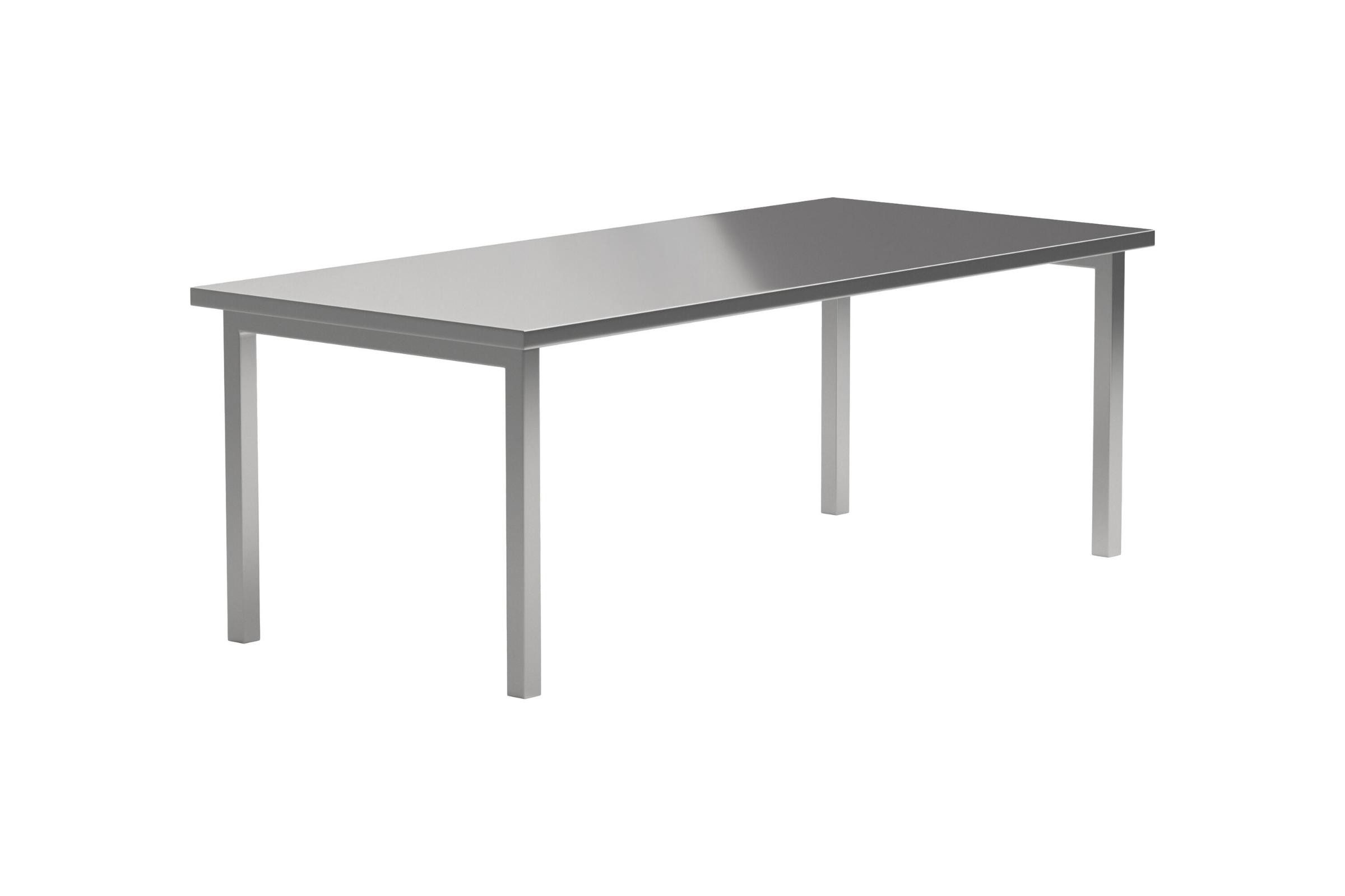 Venture Home Esstisch Cilo Esstisch 95x210 cm silberfarben. (1-St)