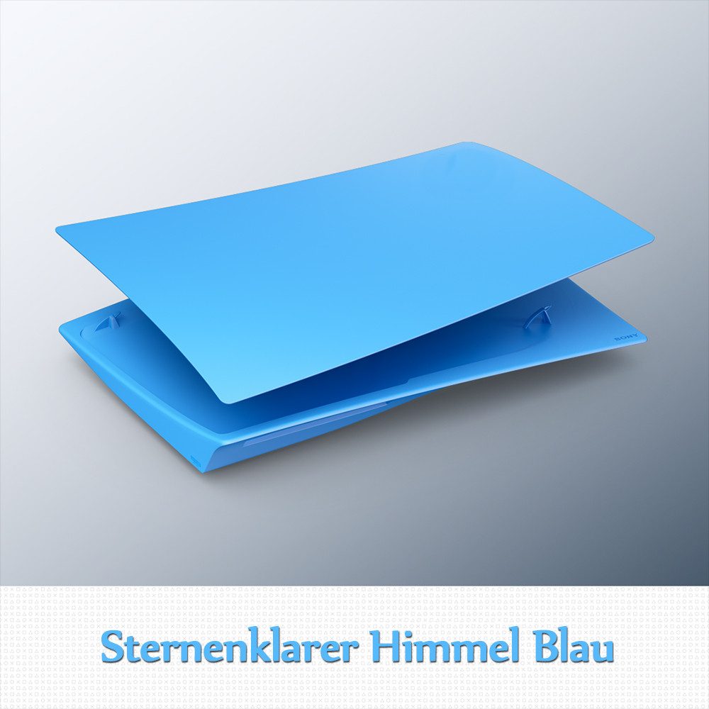 TUWENA Playstation-Halterung PS5 Bildbausteine Hülle Cover Playstation 5 Standard, (Hartes Stoßfeste Seitenplatten Shell) – Bild 2 von 5