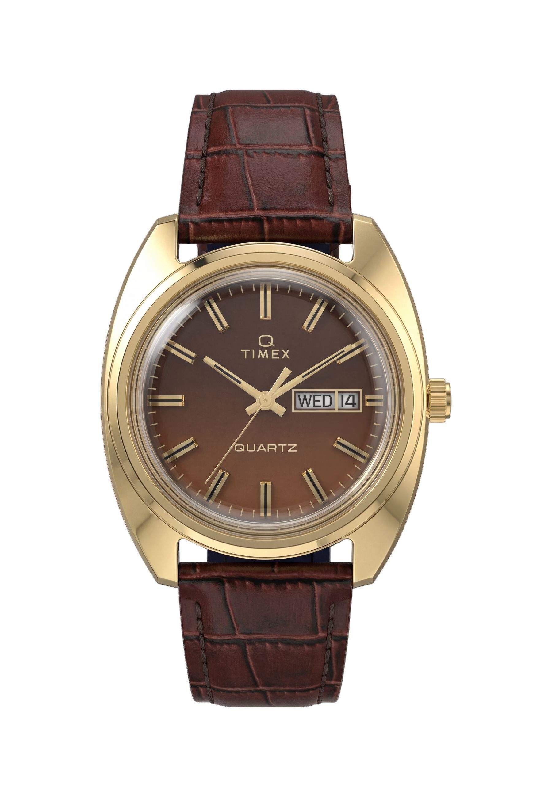 Timex Quarzuhr Timex 1976 Day Date Fume Reissue Inspired, (1-tlg), Quarz analog
